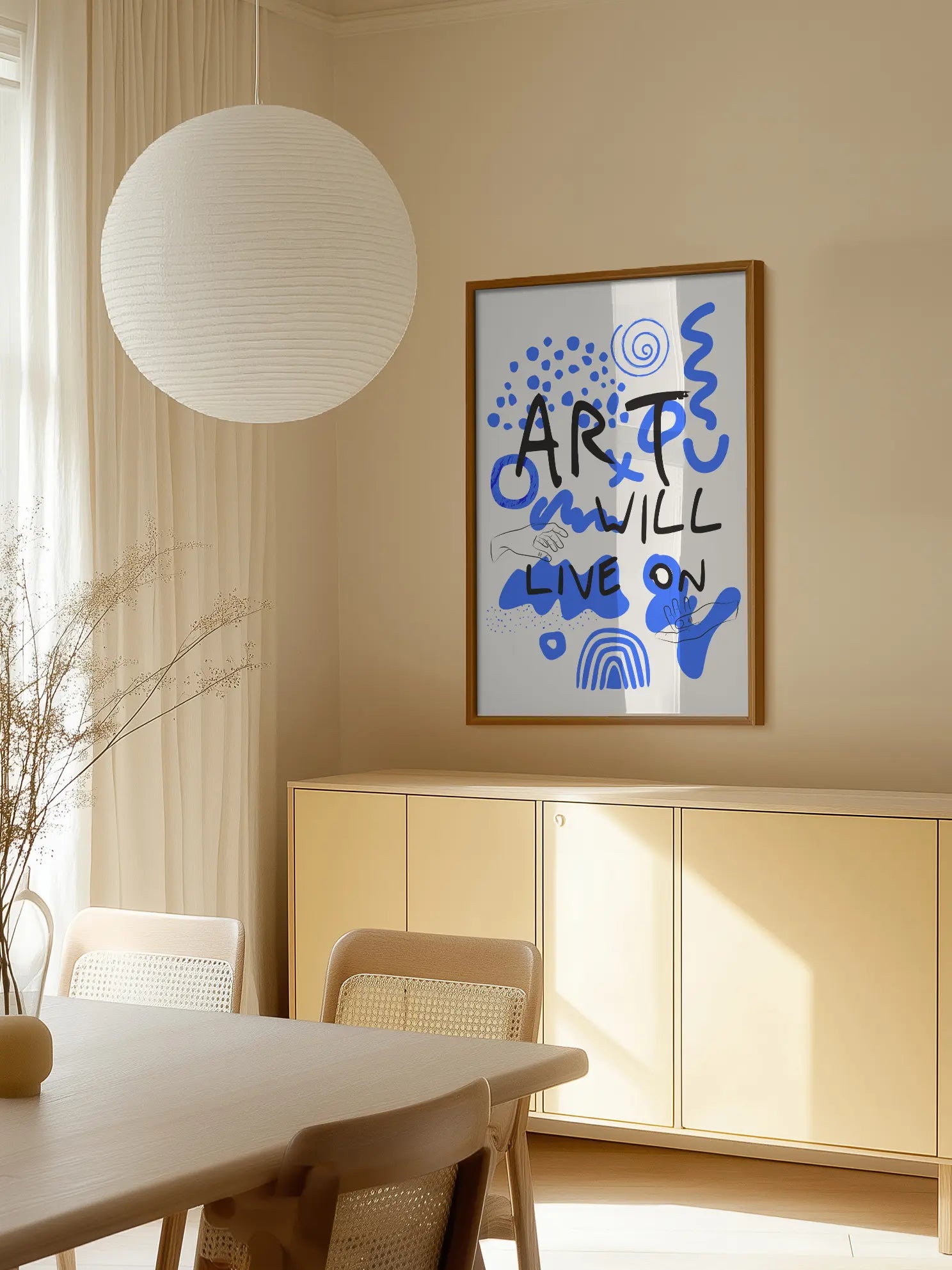 Art Will Live On Poster
