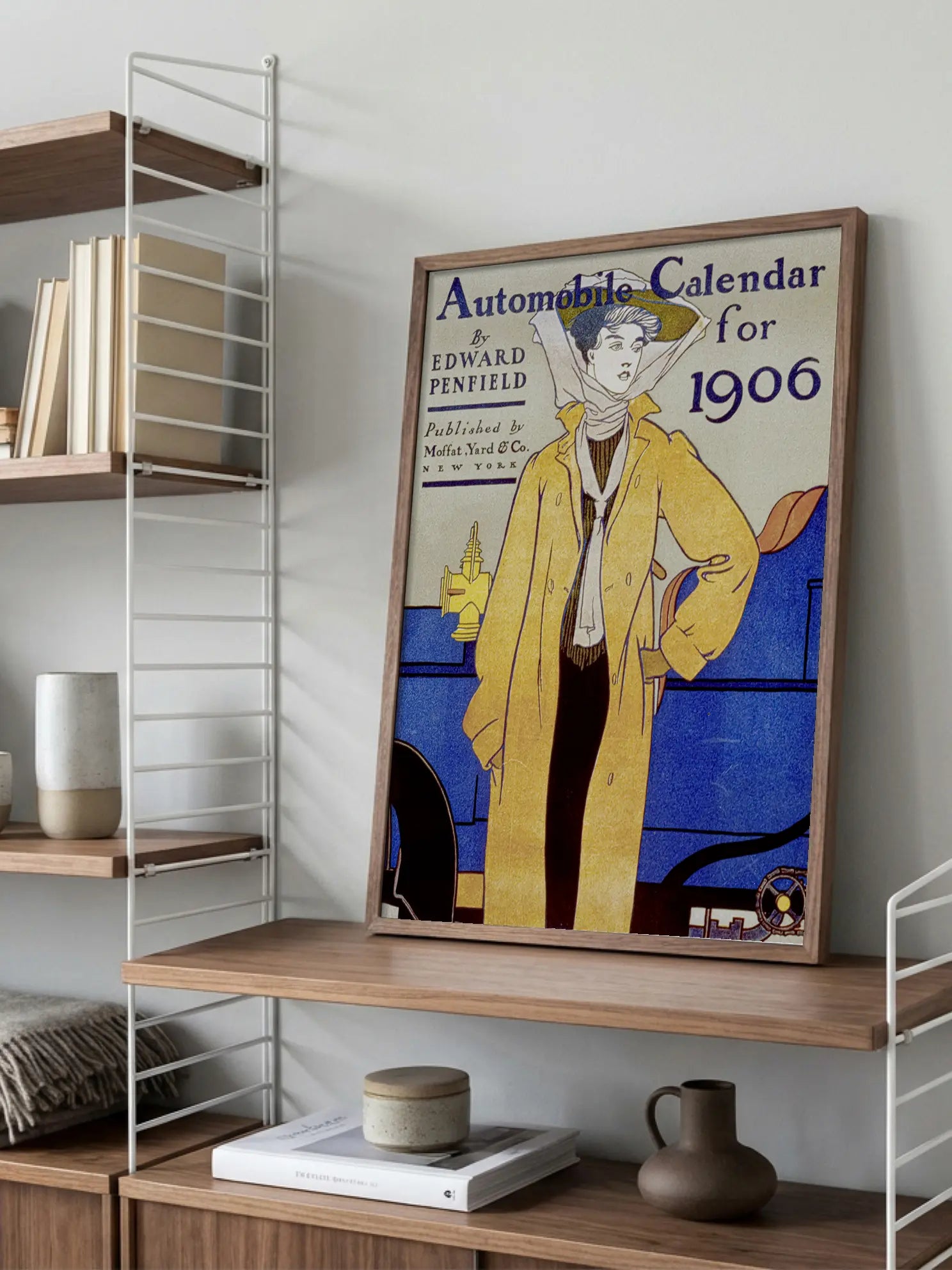 Automobile Calendar for 1906 Poster