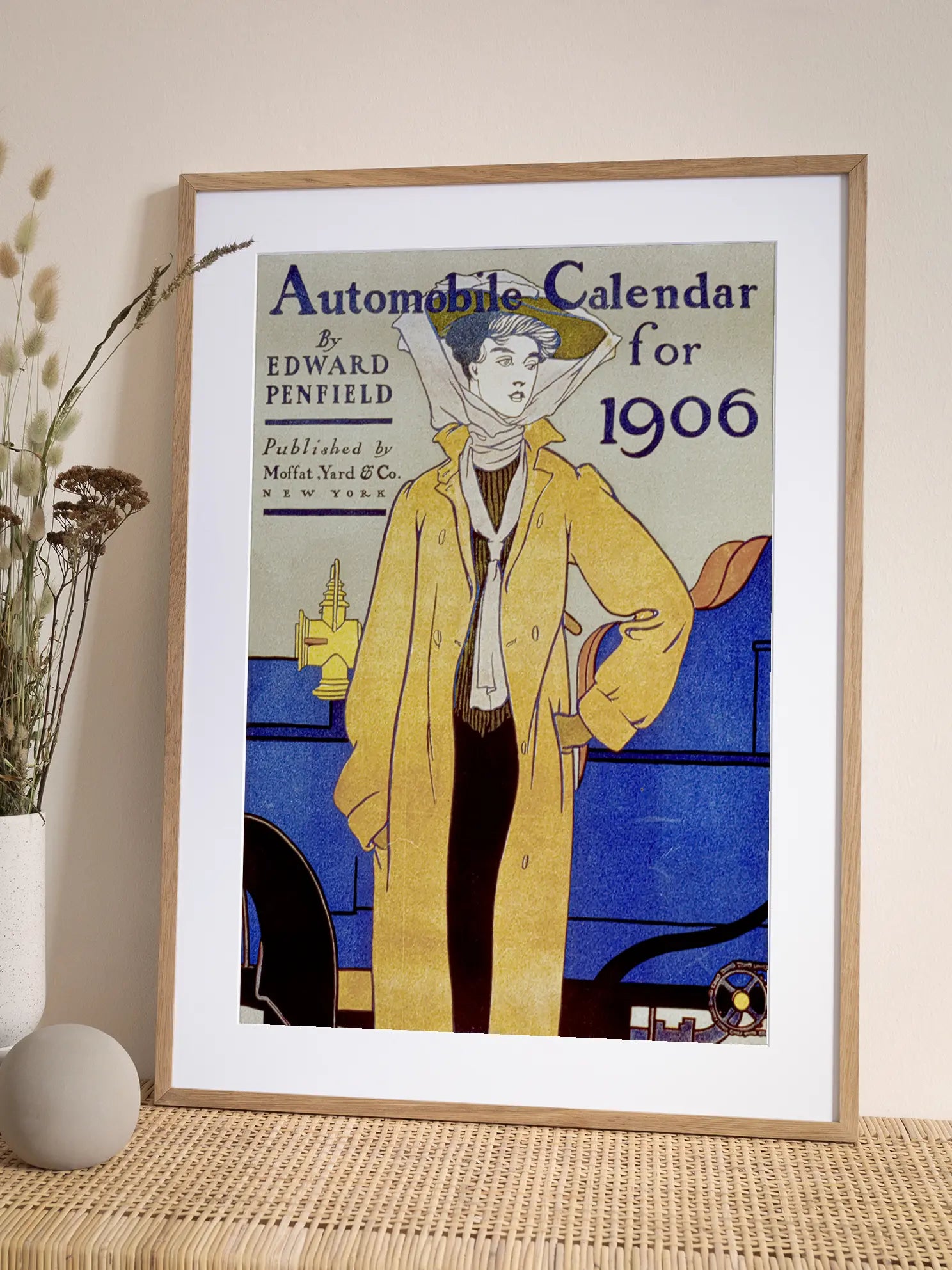 Automobile Calendar for 1906 Poster