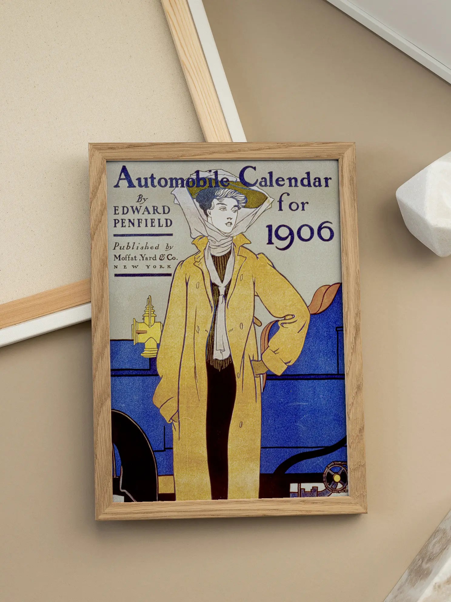 Automobile Calendar for 1906 Poster