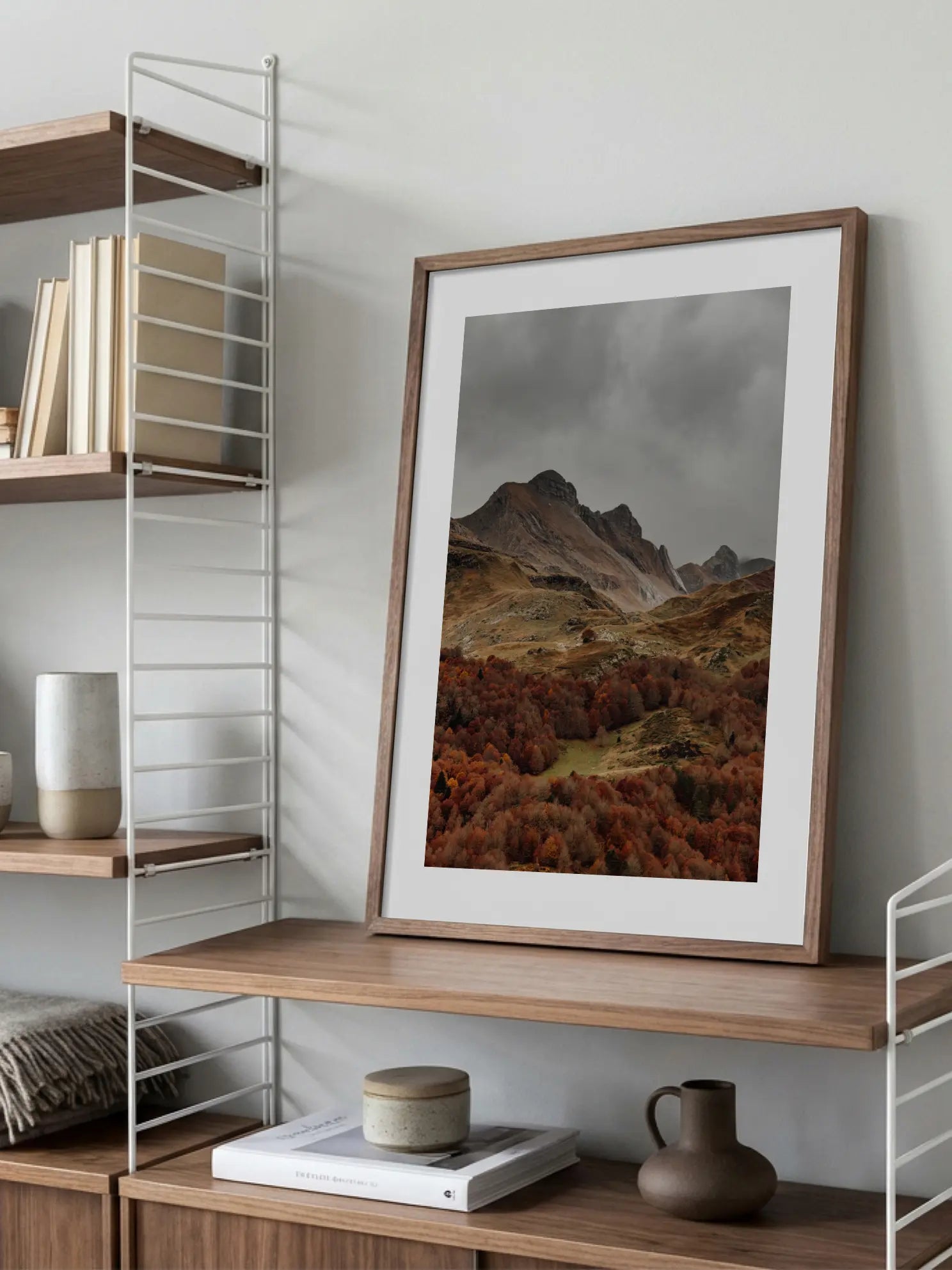 Autumn Mountain Landscape Poster