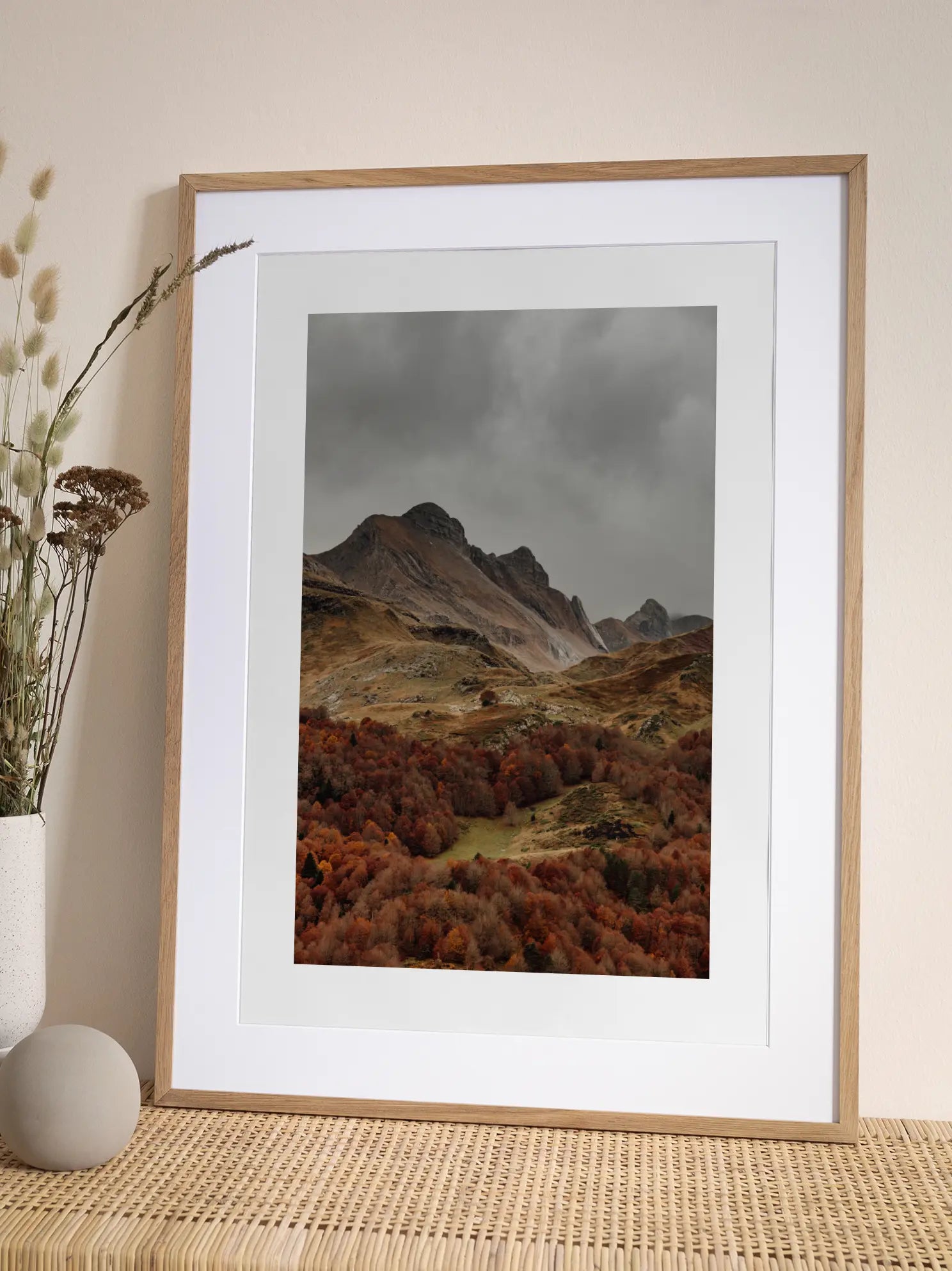 Autumn Mountain Landscape Poster