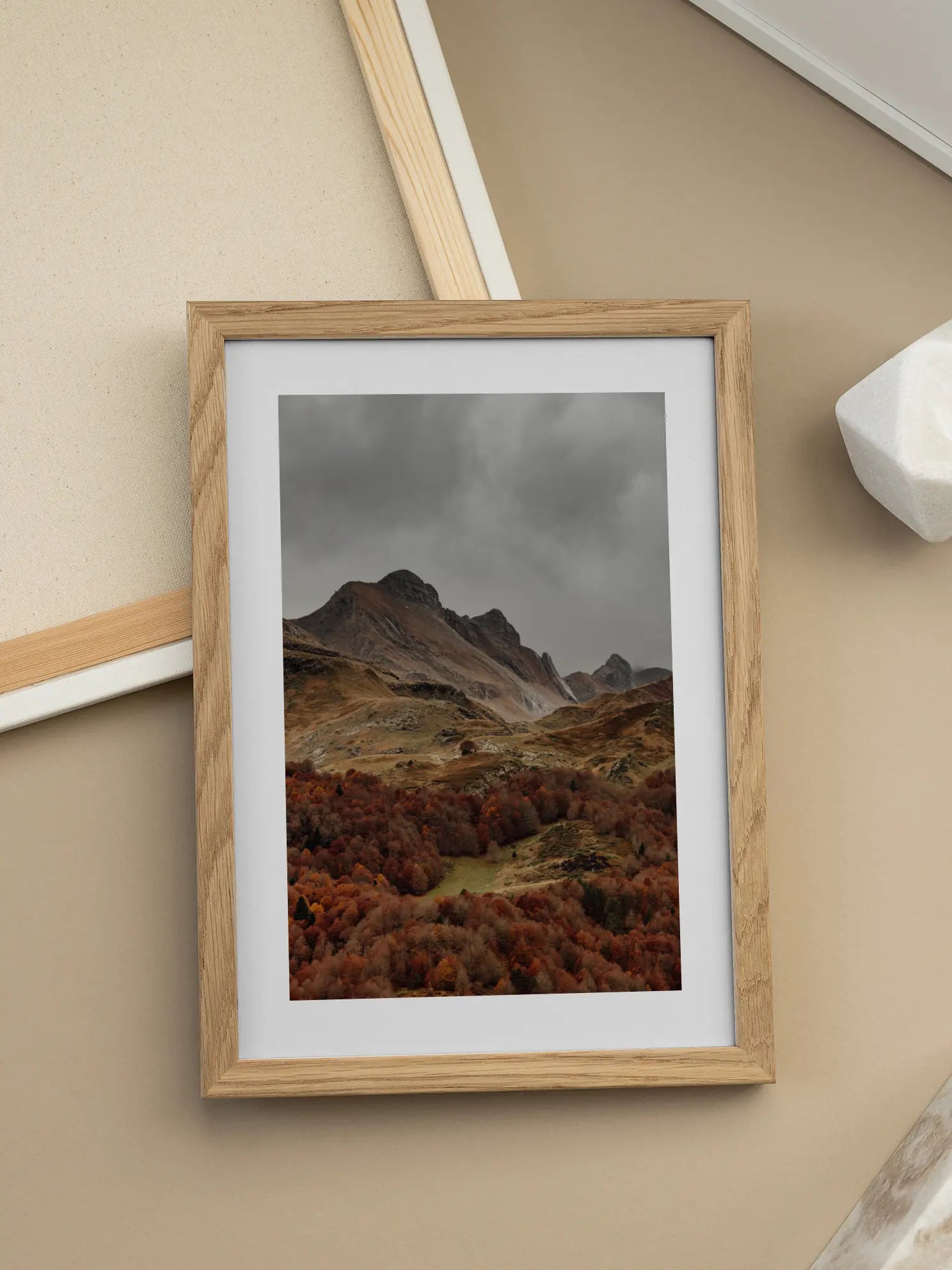 Autumn Mountain Landscape Poster