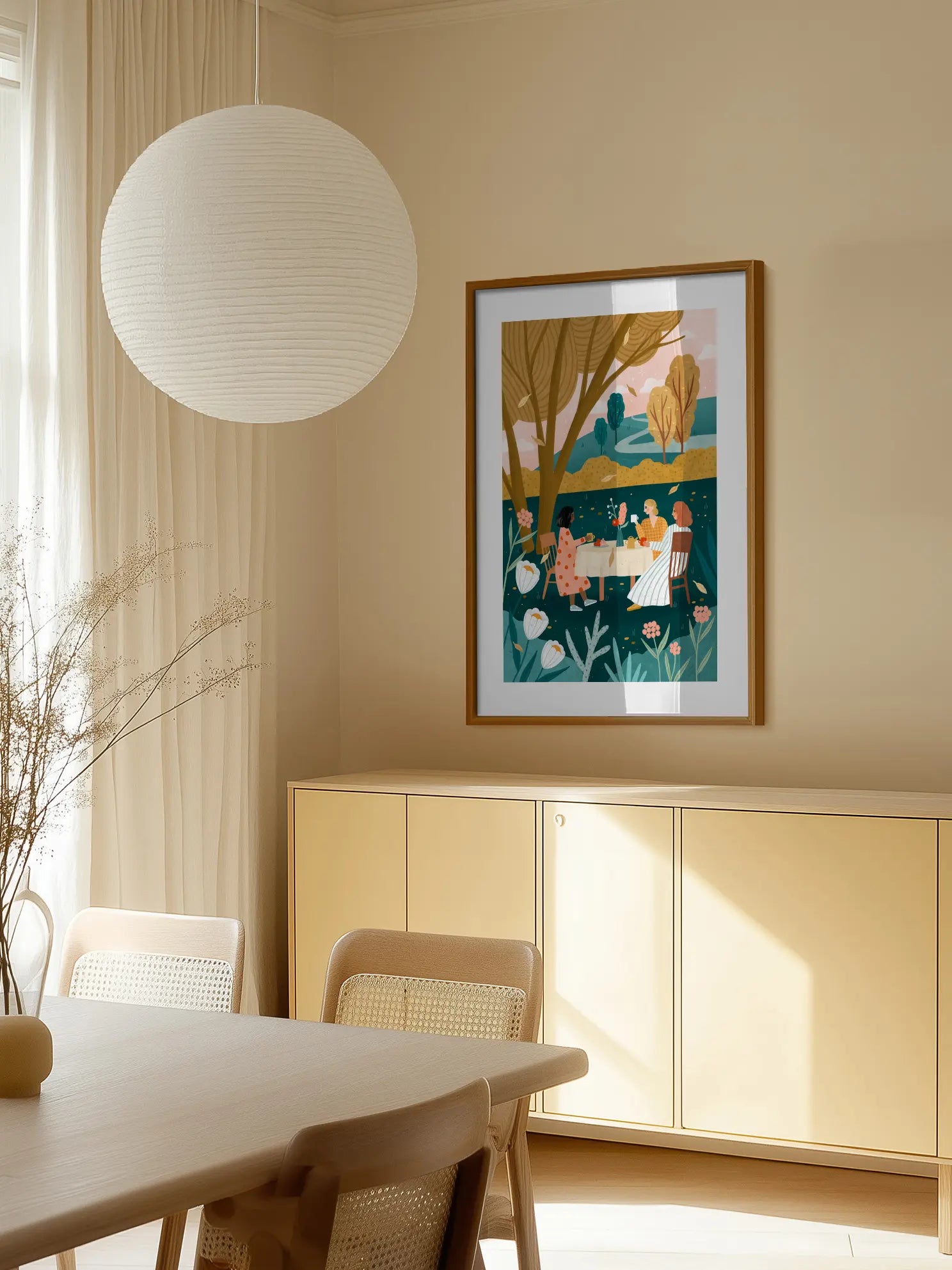 Autumn Tea Party Poster