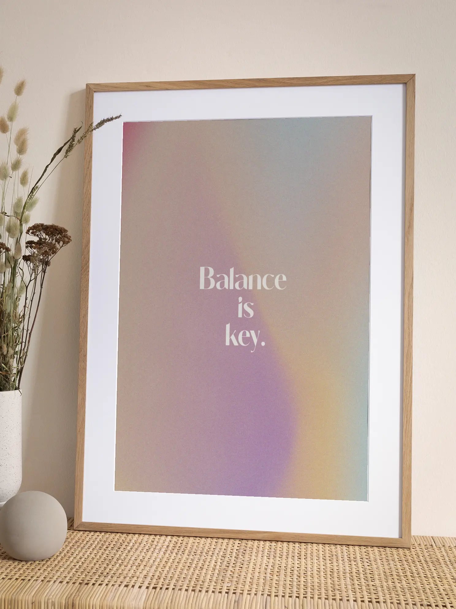 Balance is Key Poster
