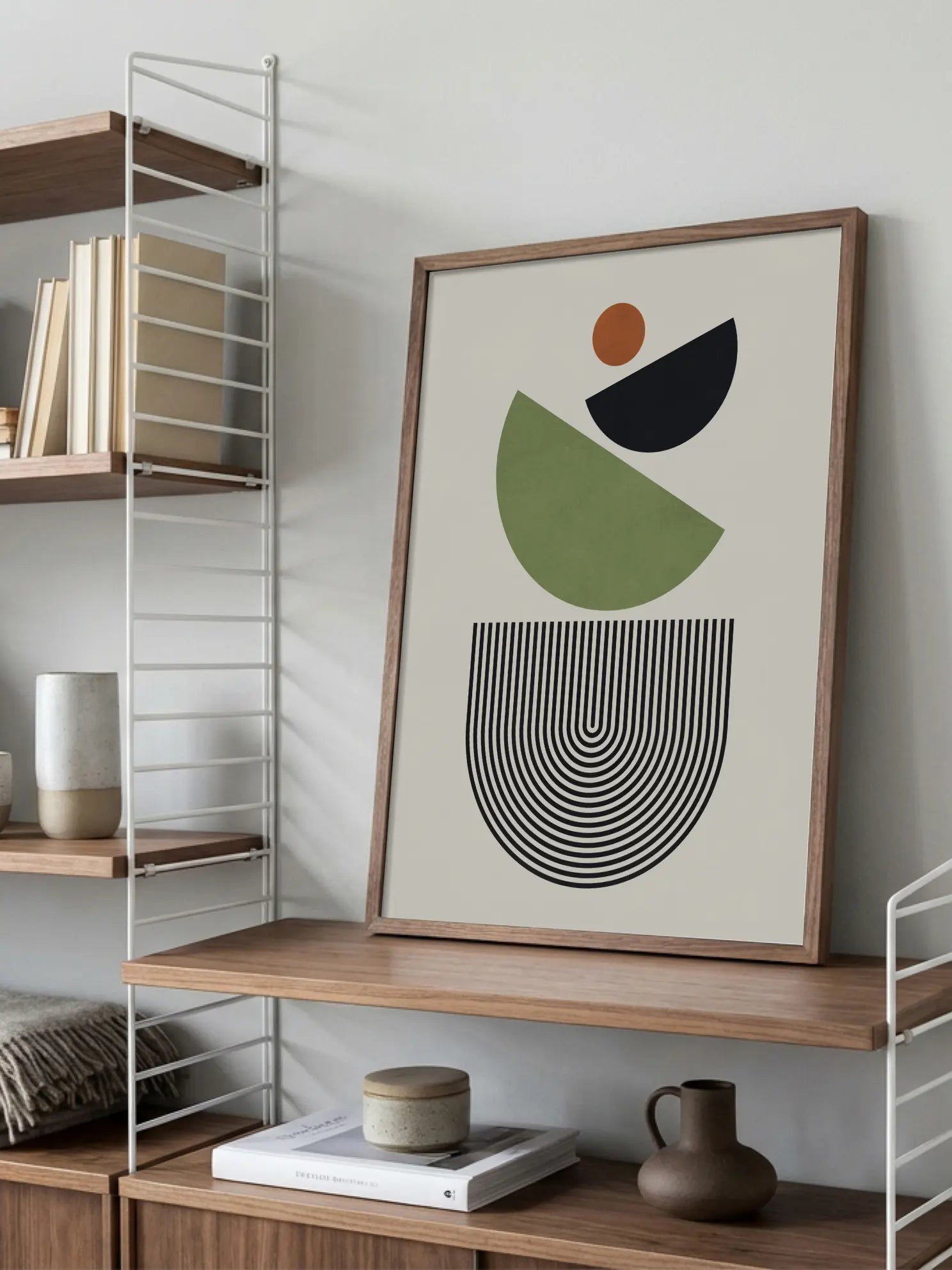 Balancing Shapes No2 Poster