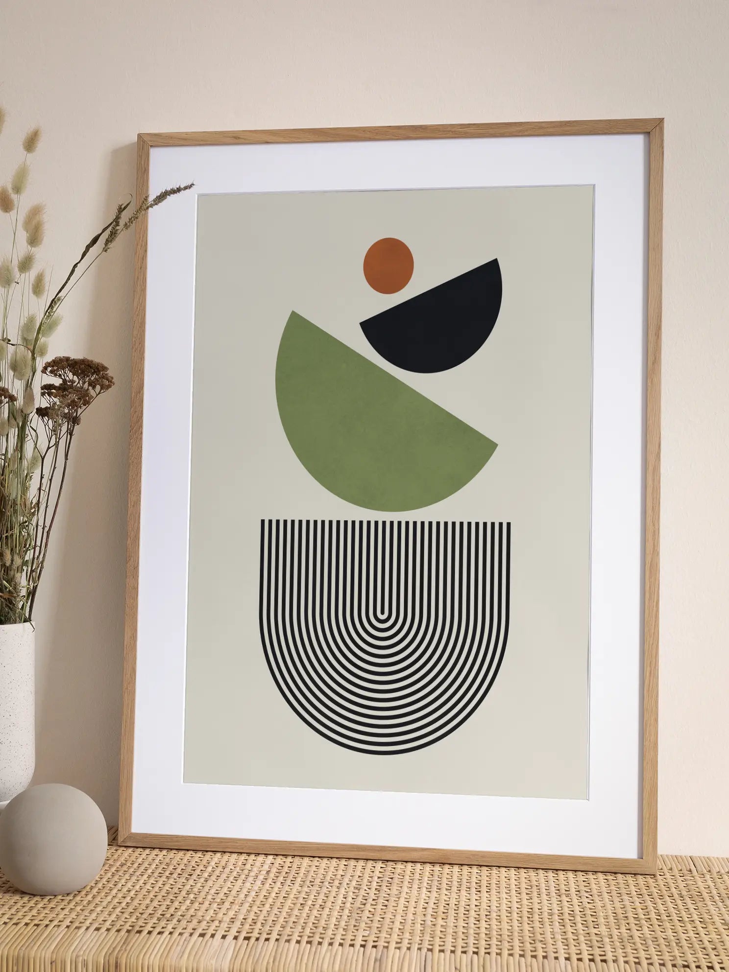 Balancing Shapes No2 Poster