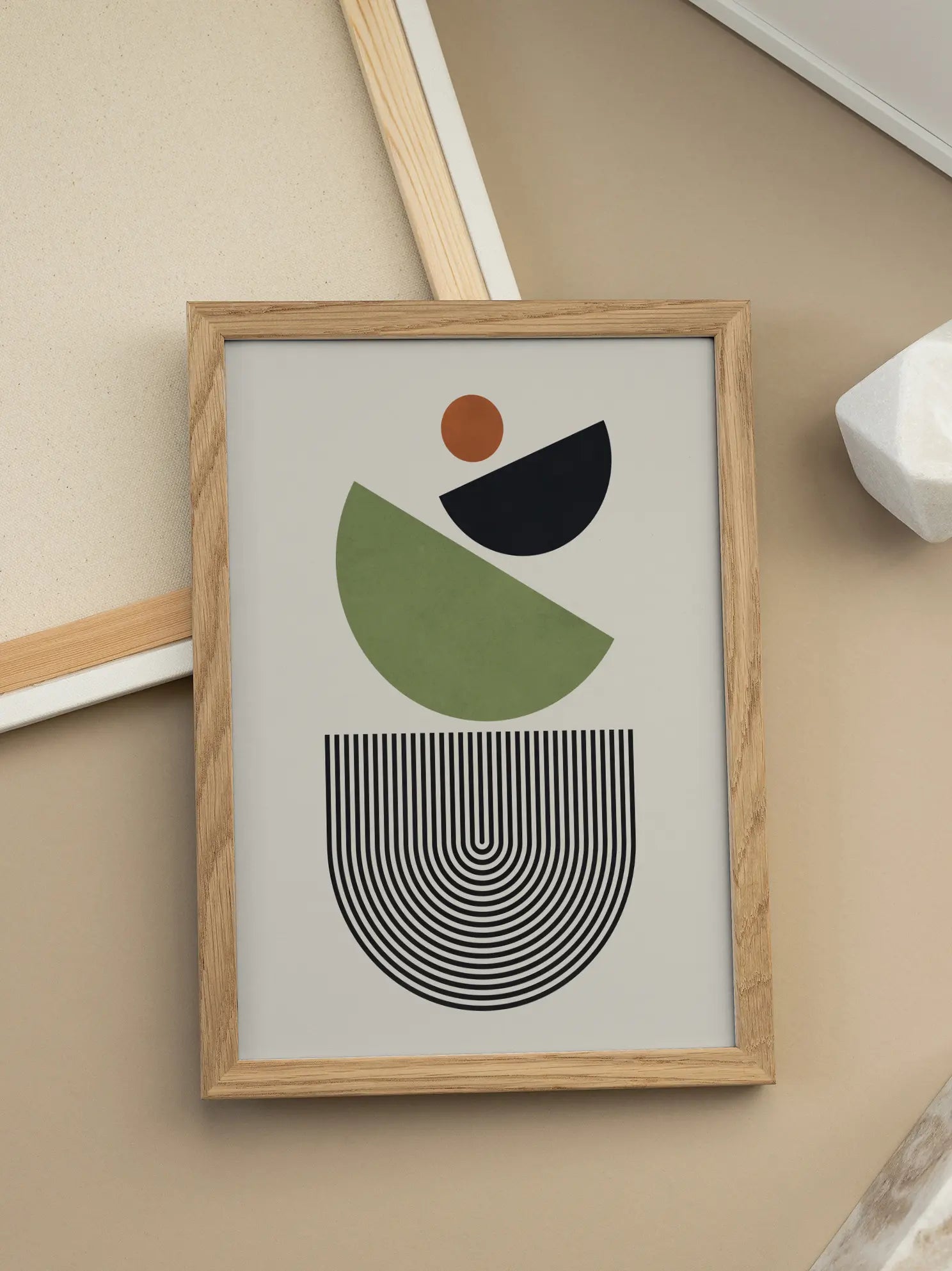 Balancing Shapes No2 Poster