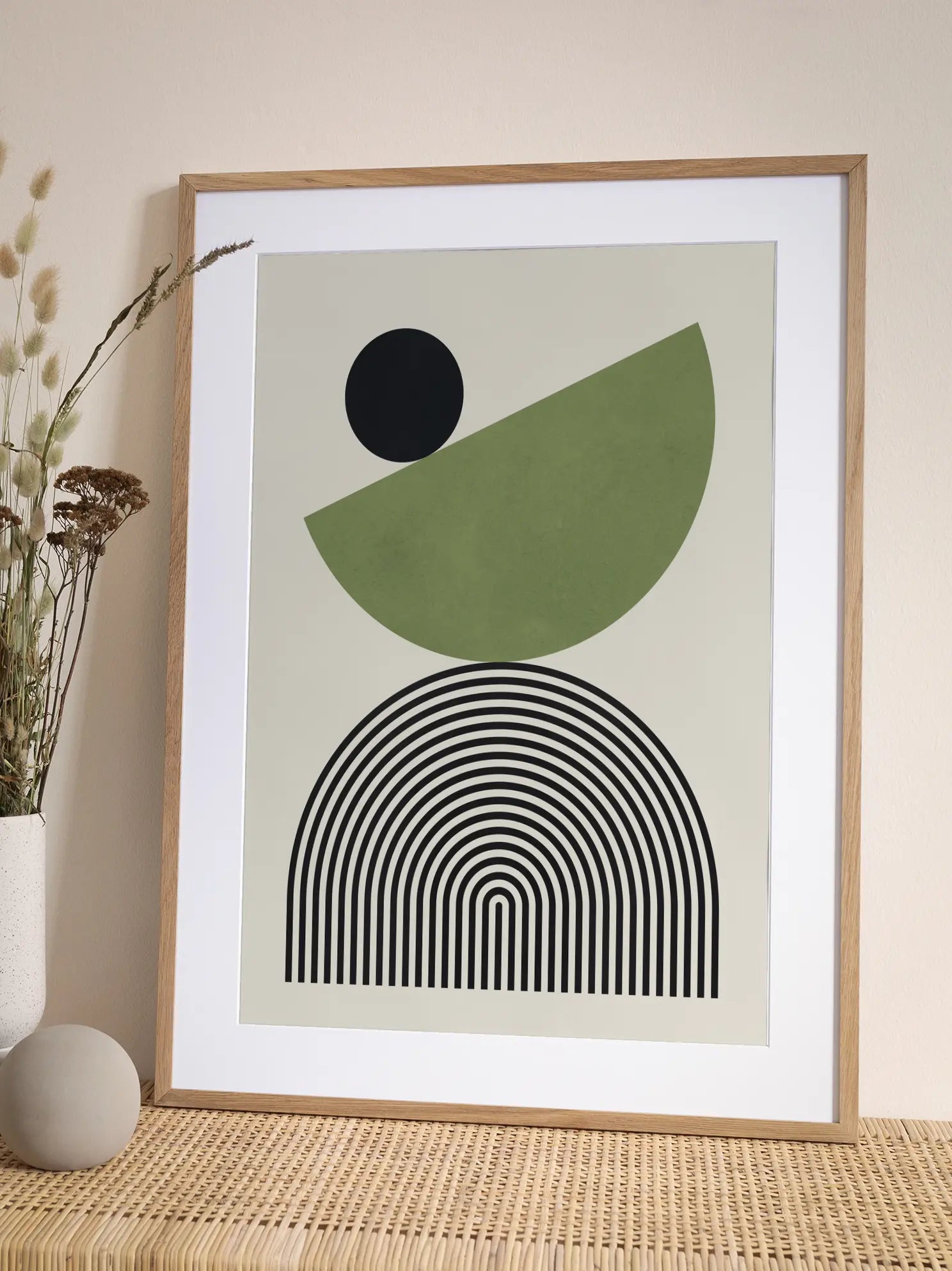 Balancing Shapes No3 Poster