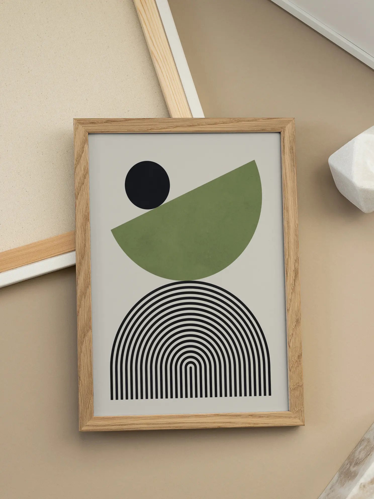 Balancing Shapes No3 Poster