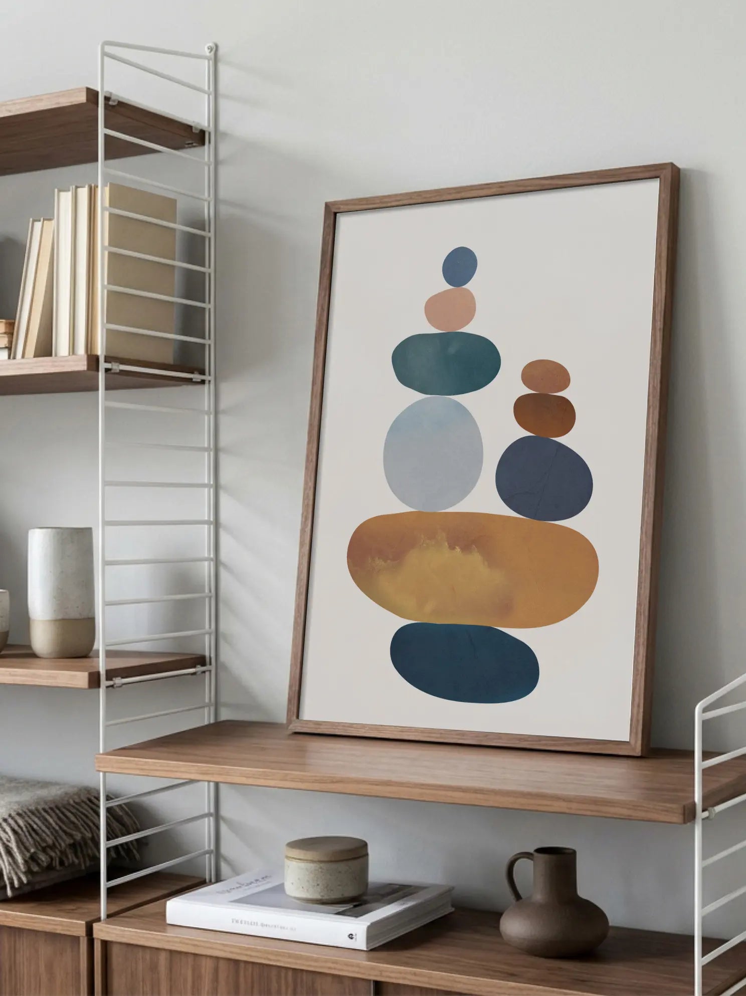 Balancing Shapes No5 Poster