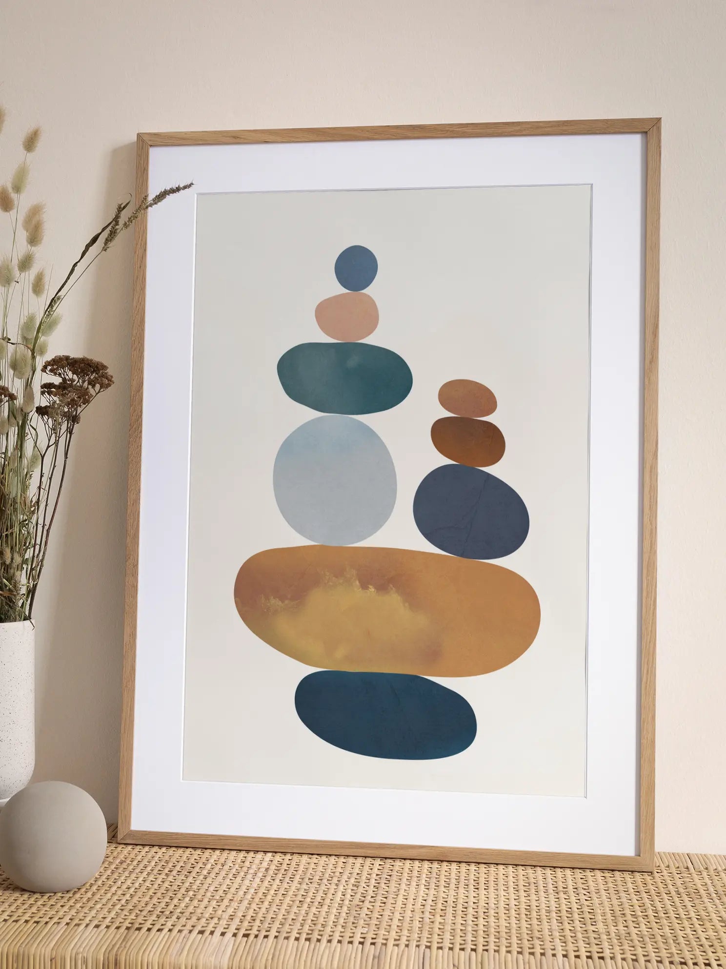 Balancing Shapes No5 Poster