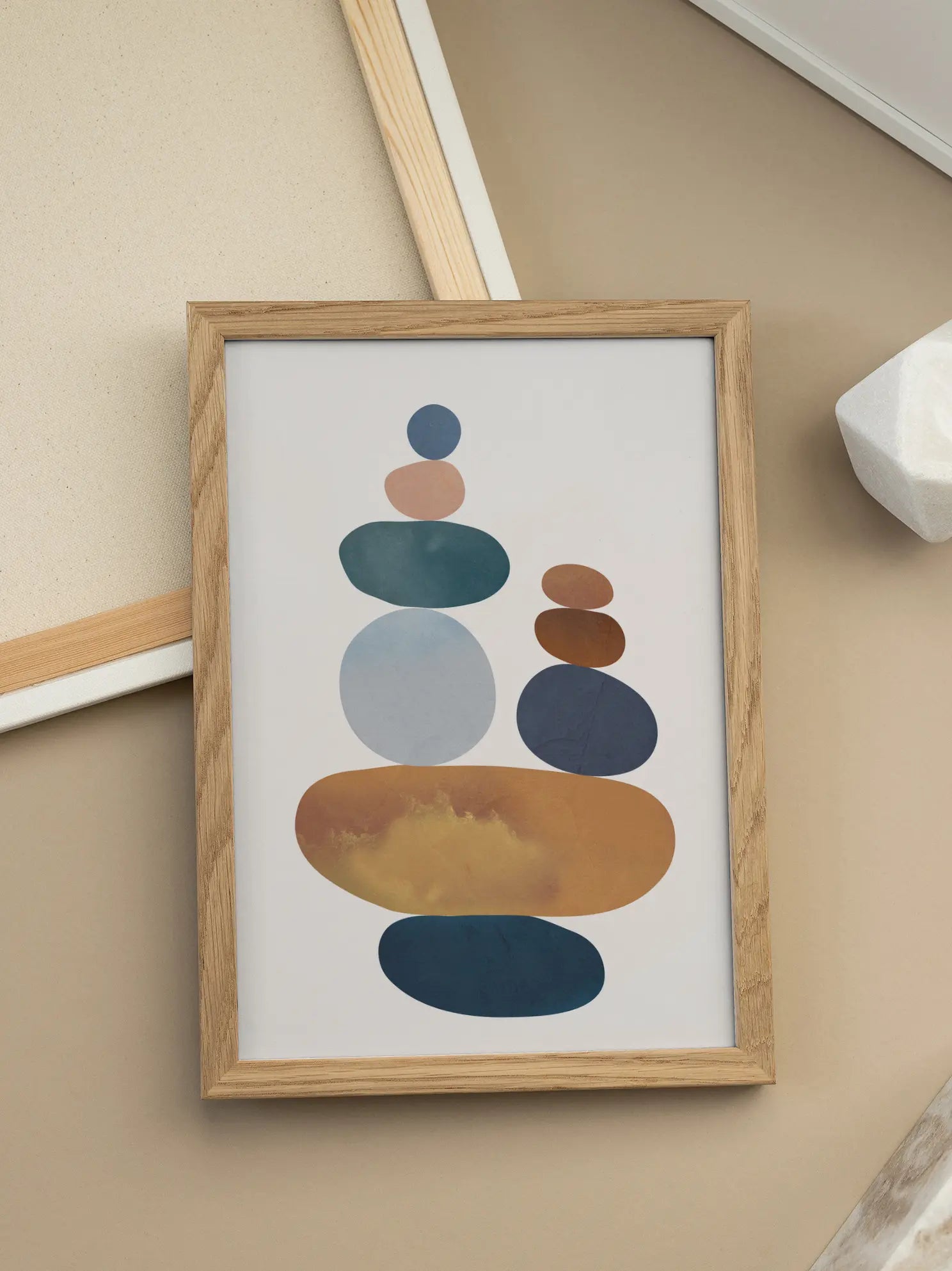 Balancing Shapes No5 Poster