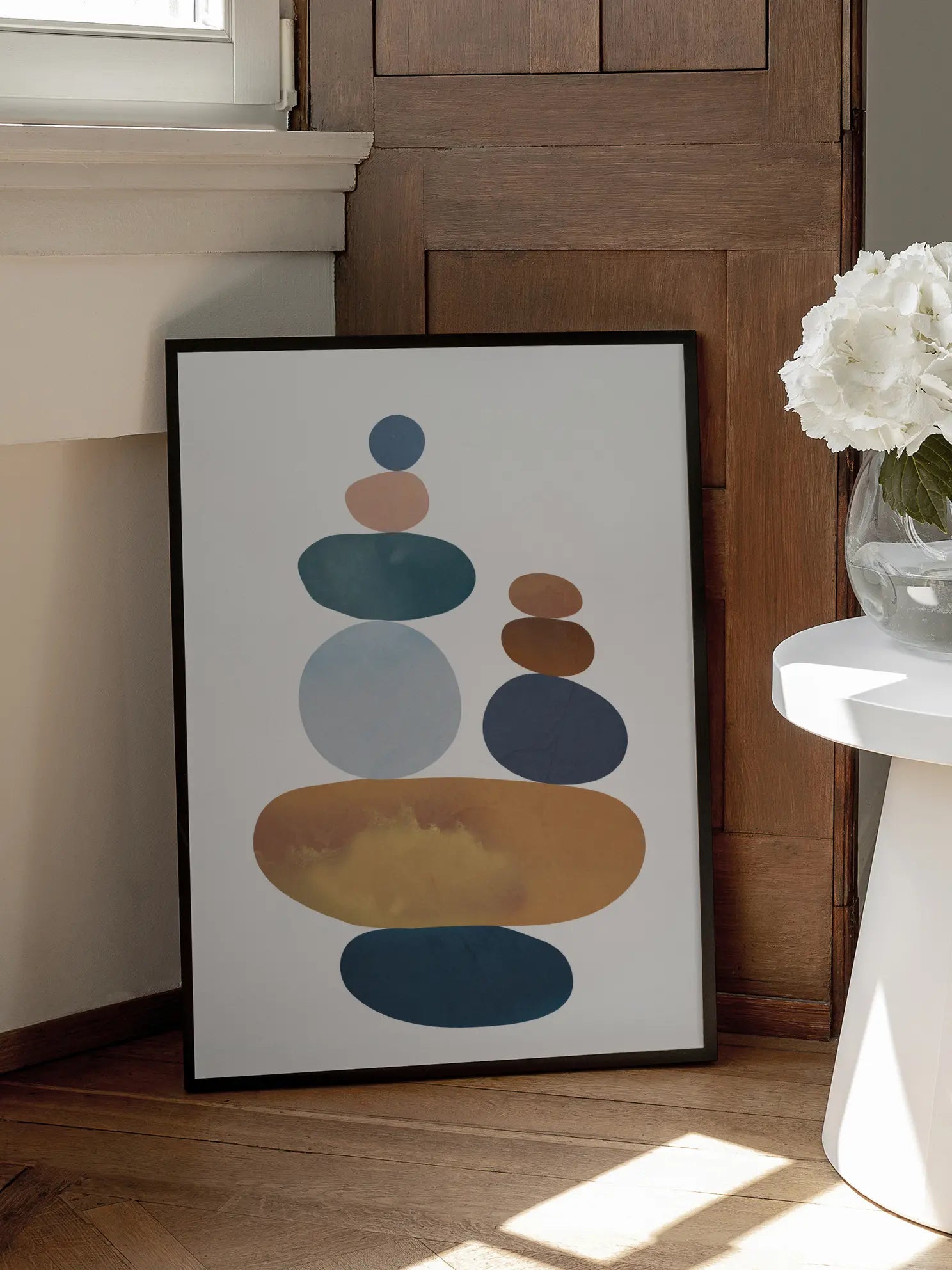 Balancing Shapes No5 Poster