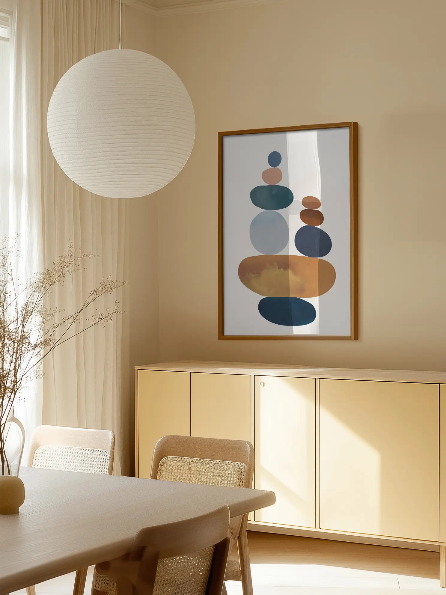 Balancing Shapes No5 Poster