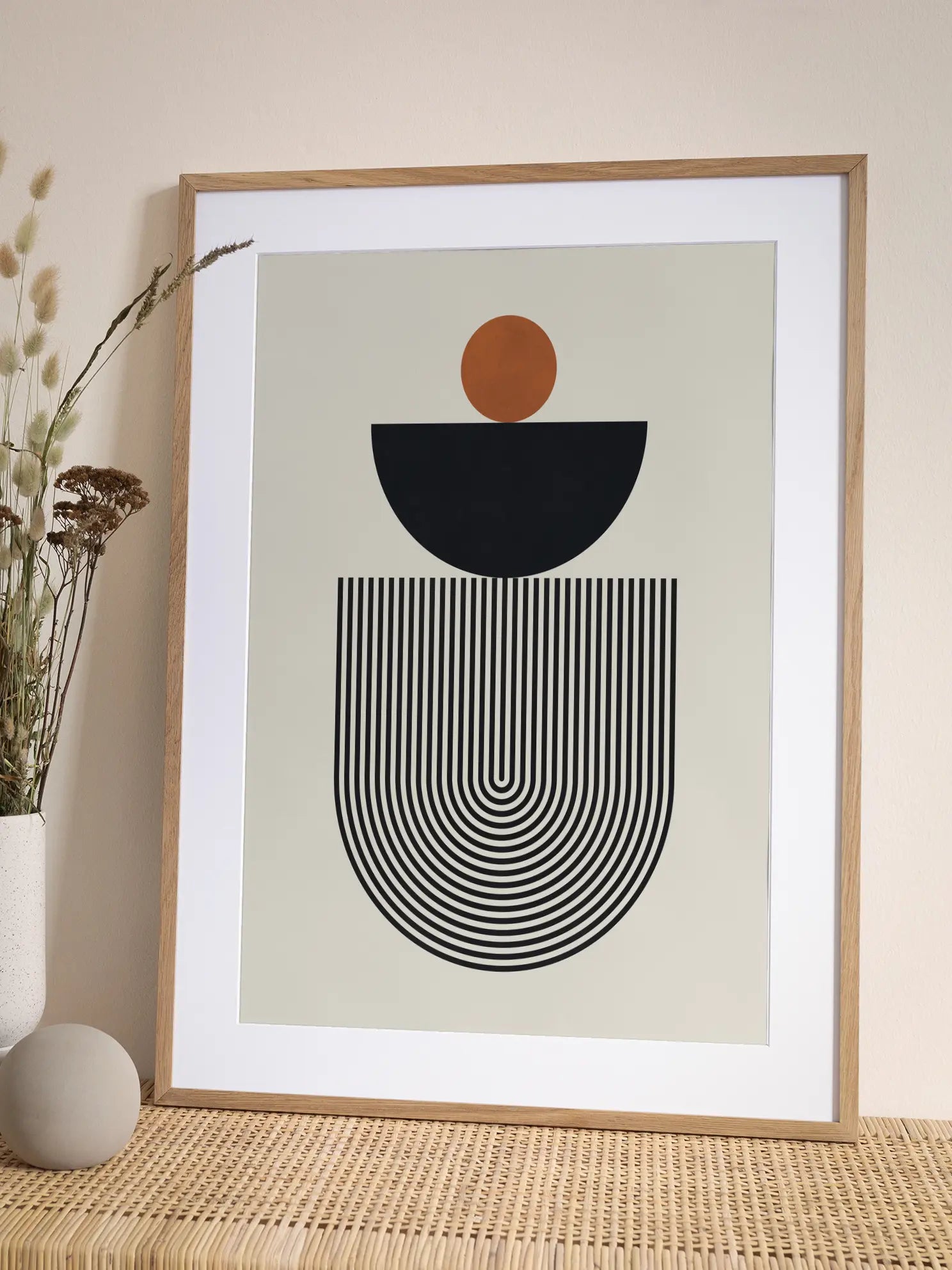 Balancing Shapes Poster