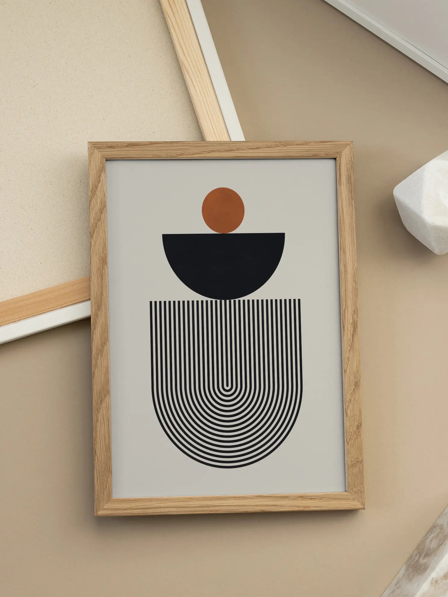 Balancing Shapes Poster