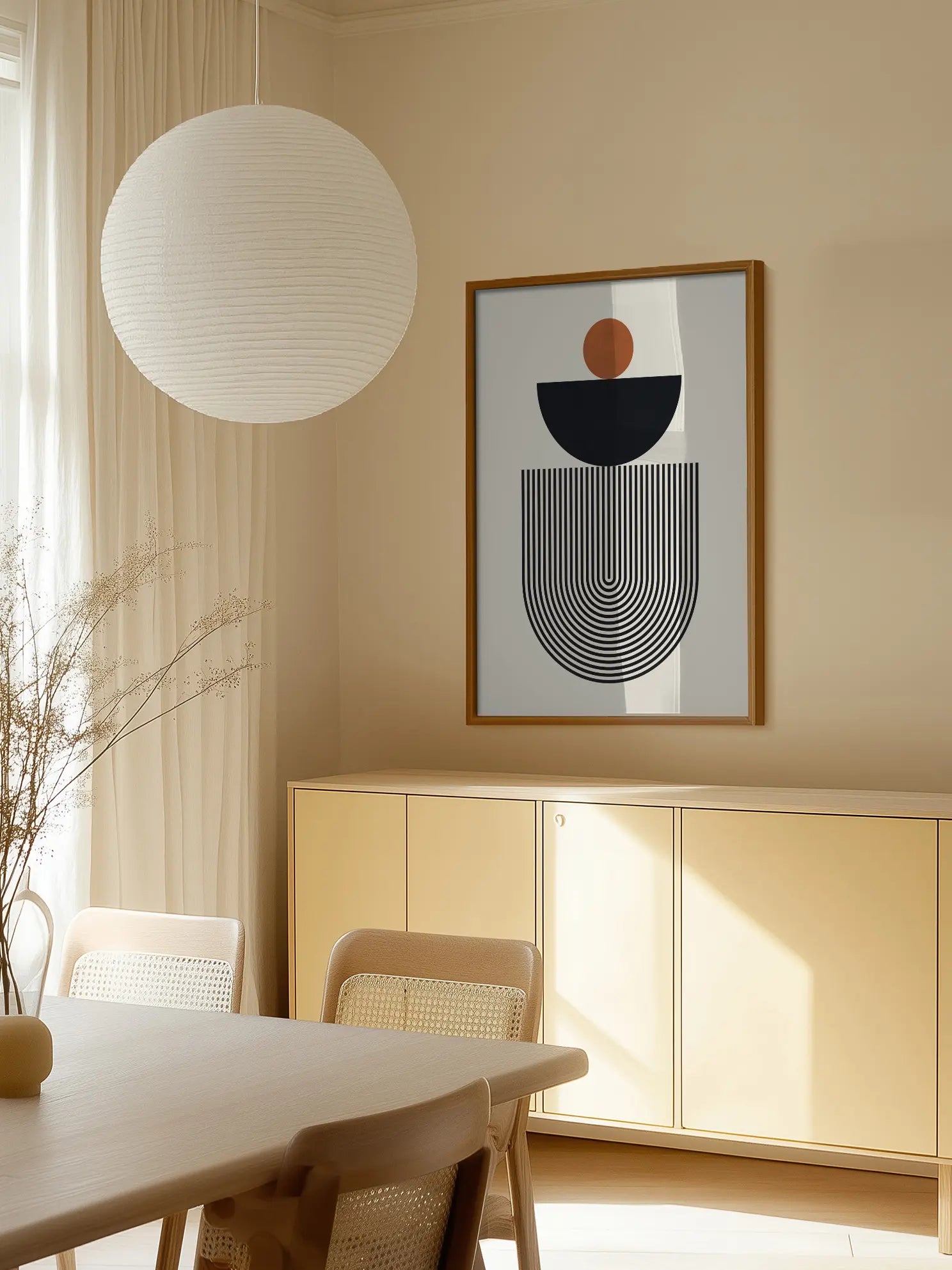 Balancing Shapes Poster