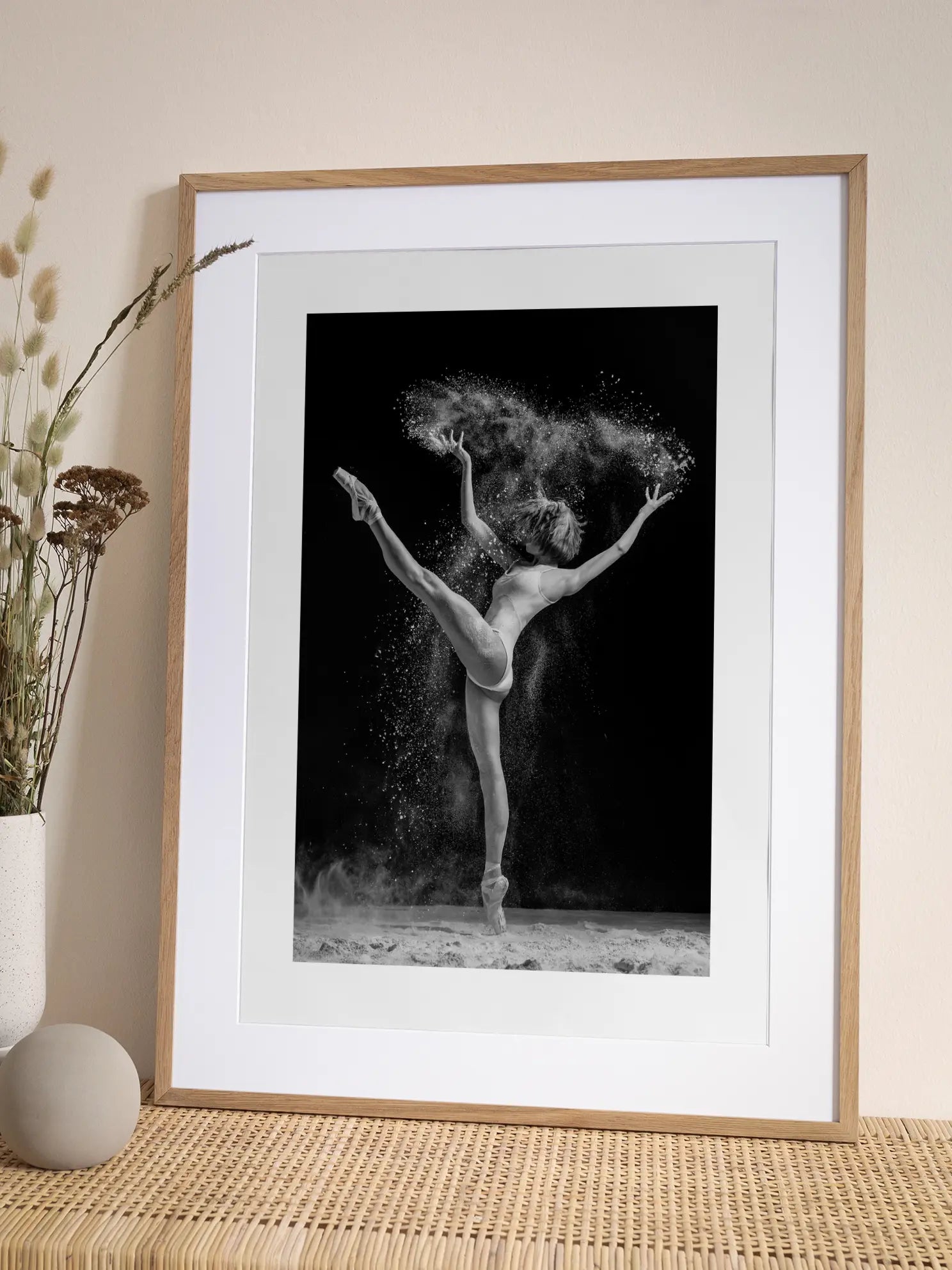 Ballerina in Flour Poster