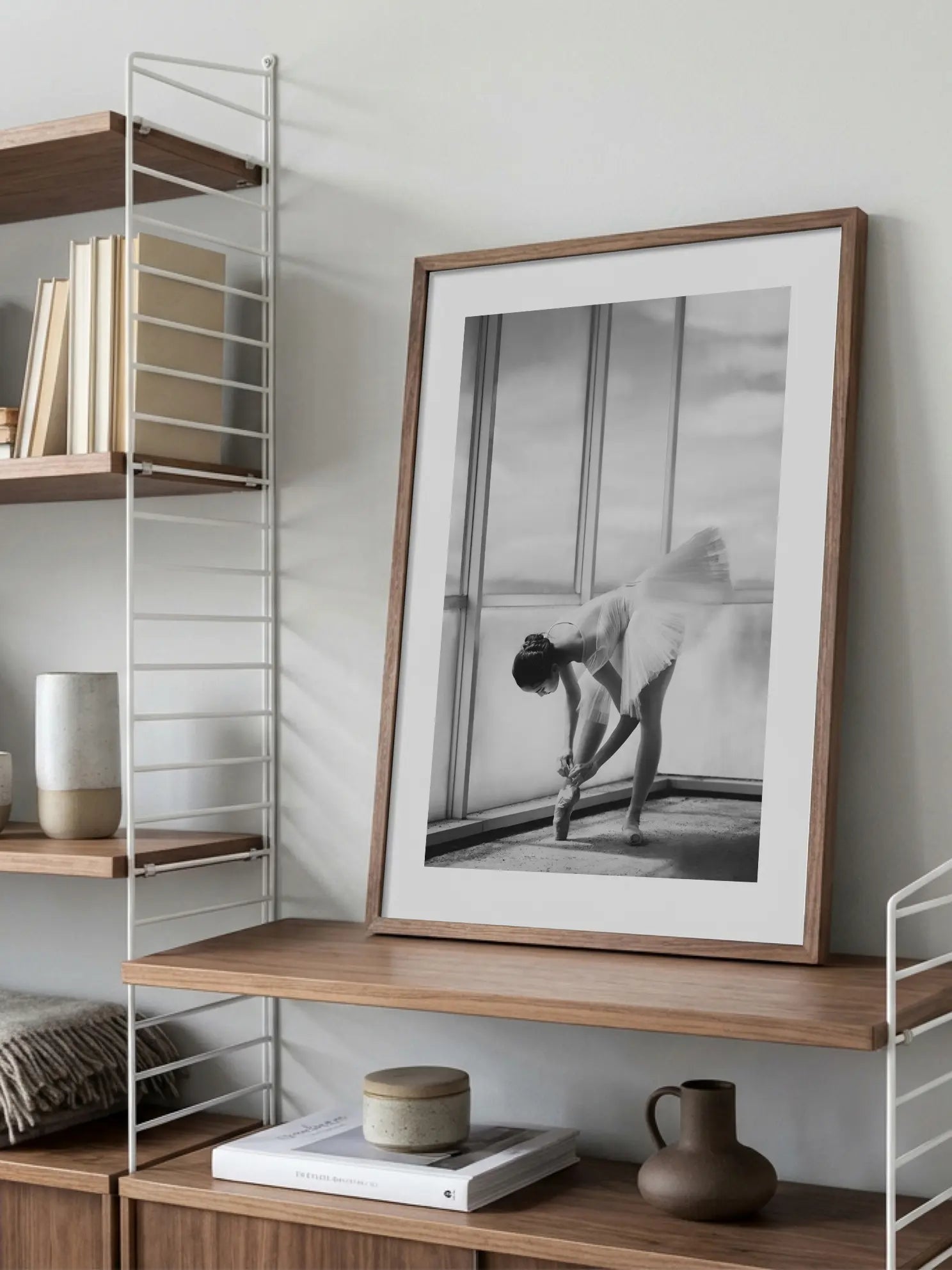 Ballerina in Preparation Poster