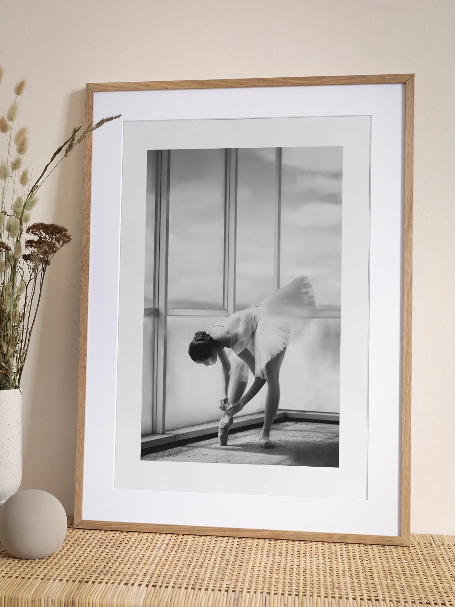 Ballerina in Preparation Poster