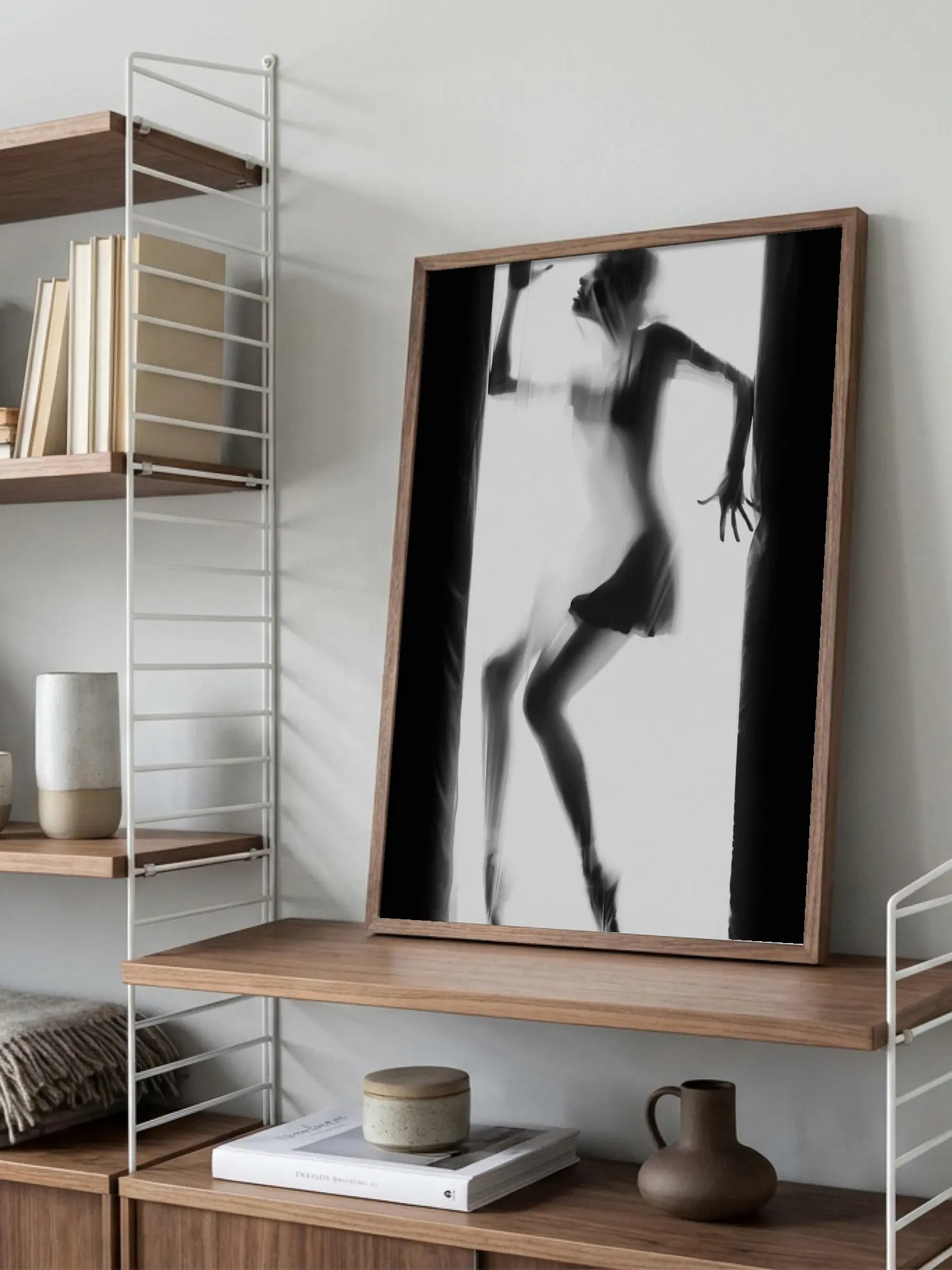 Ballerina Silhouette Poster