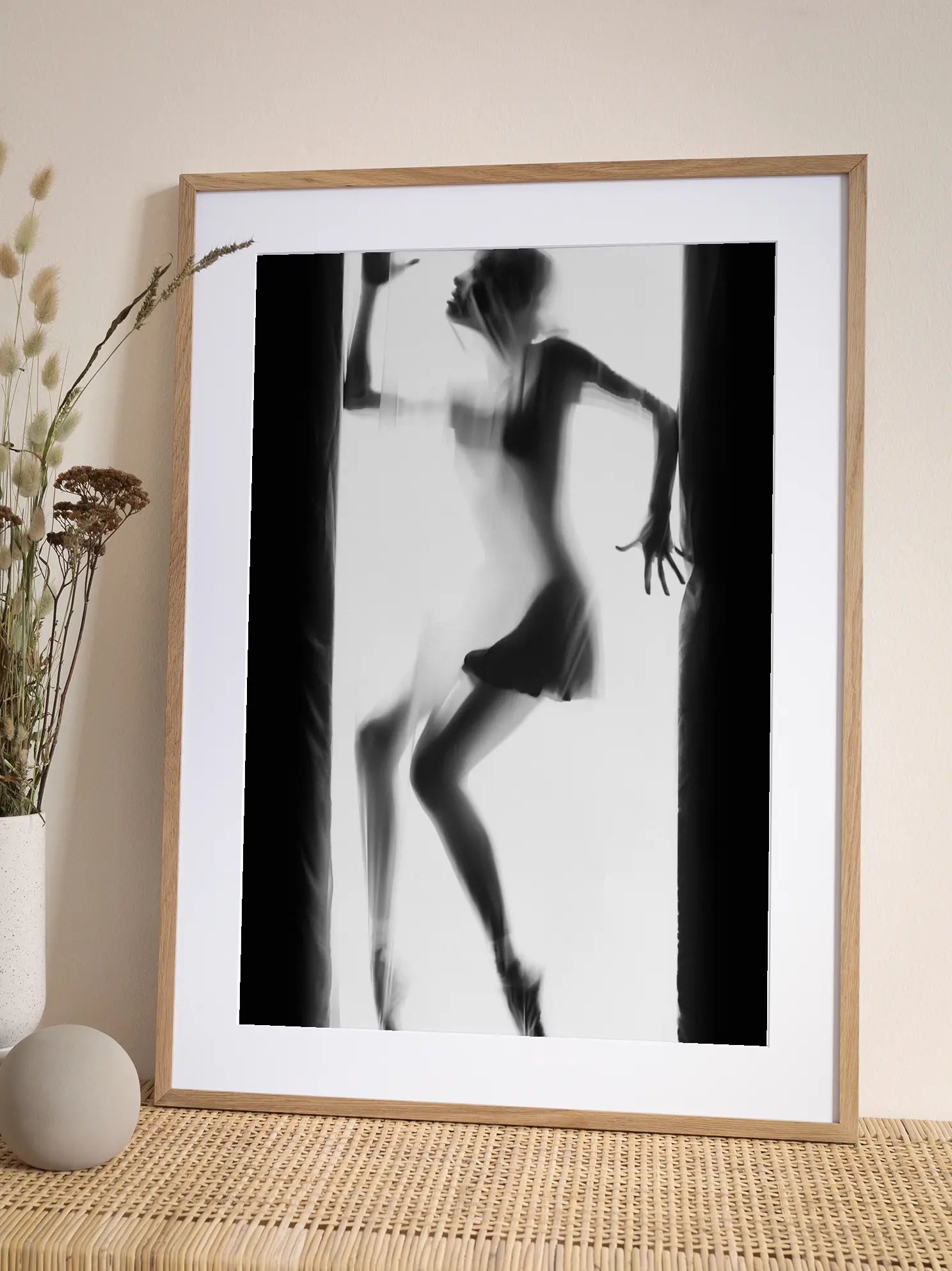 Ballerina Silhouette Poster