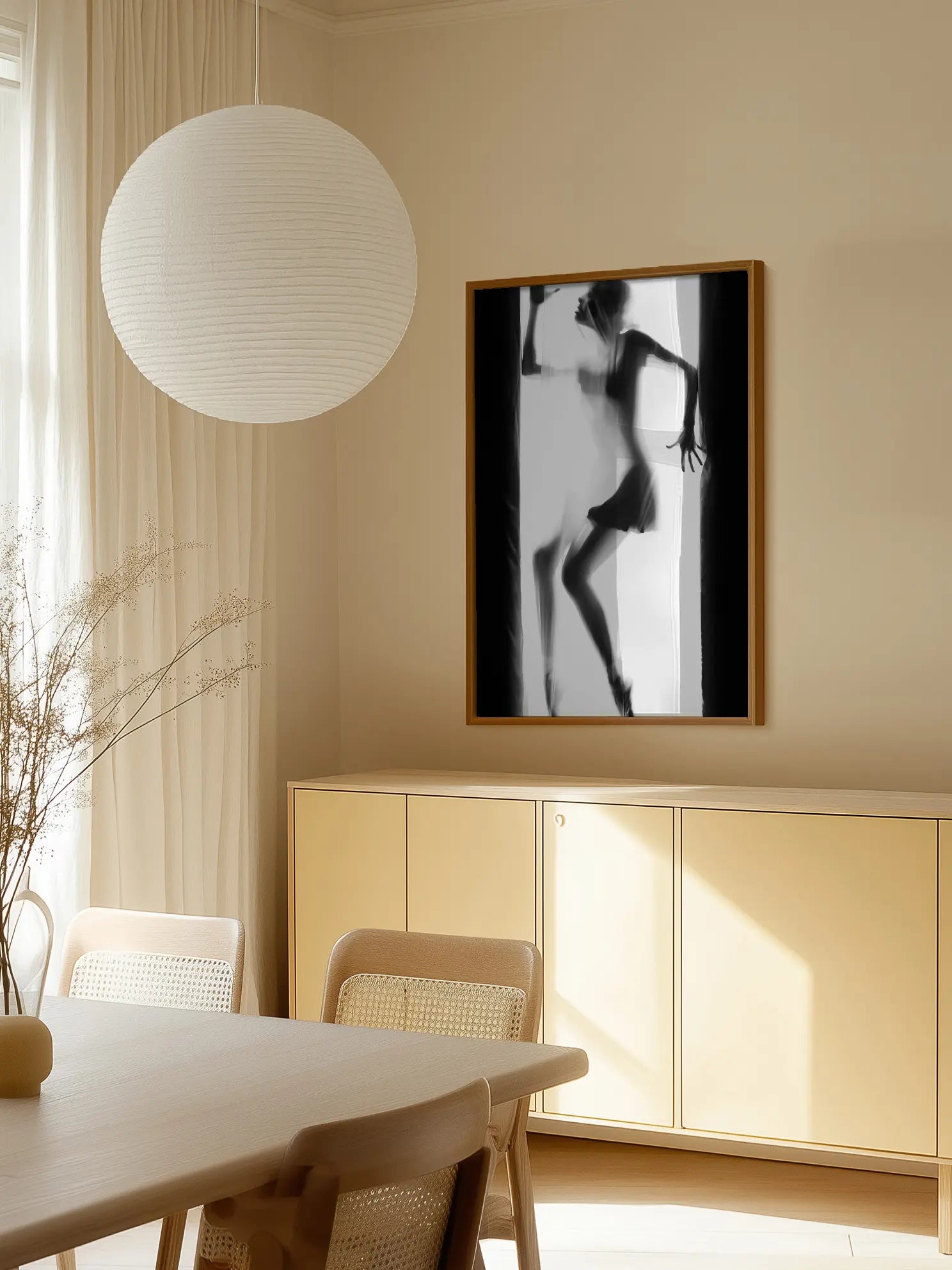 Ballerina Silhouette Poster