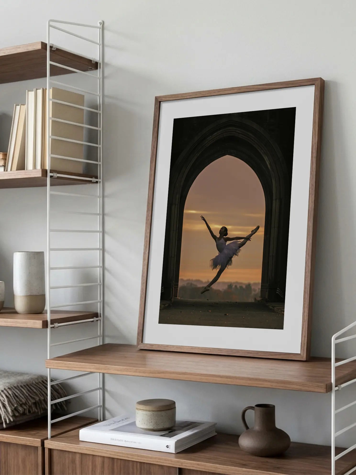 Ballerina Sunset Poster