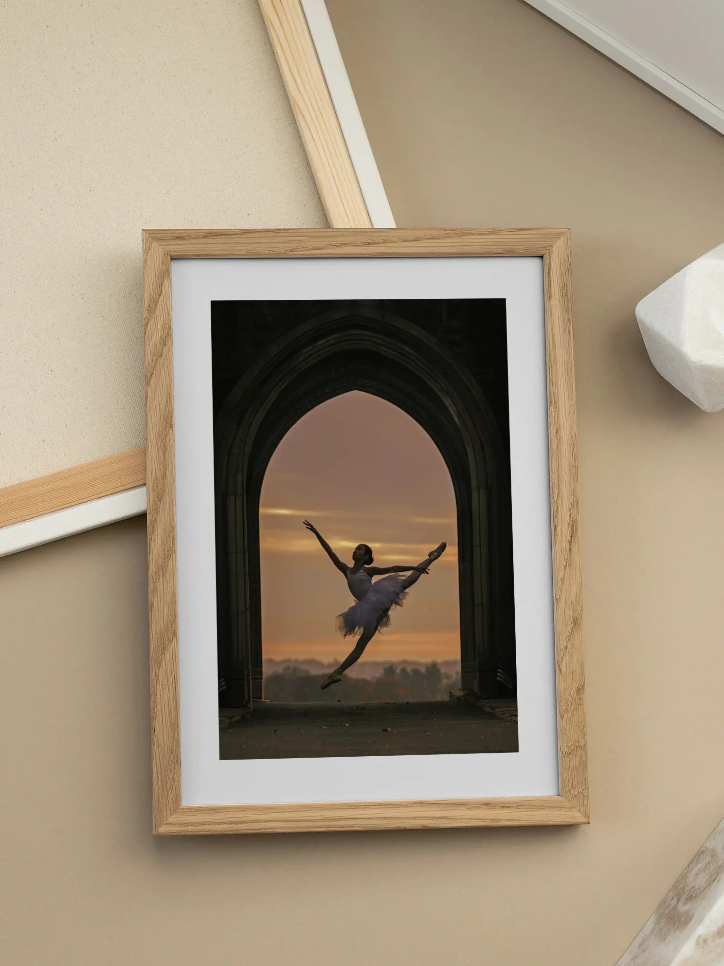 Ballerina Sunset Poster