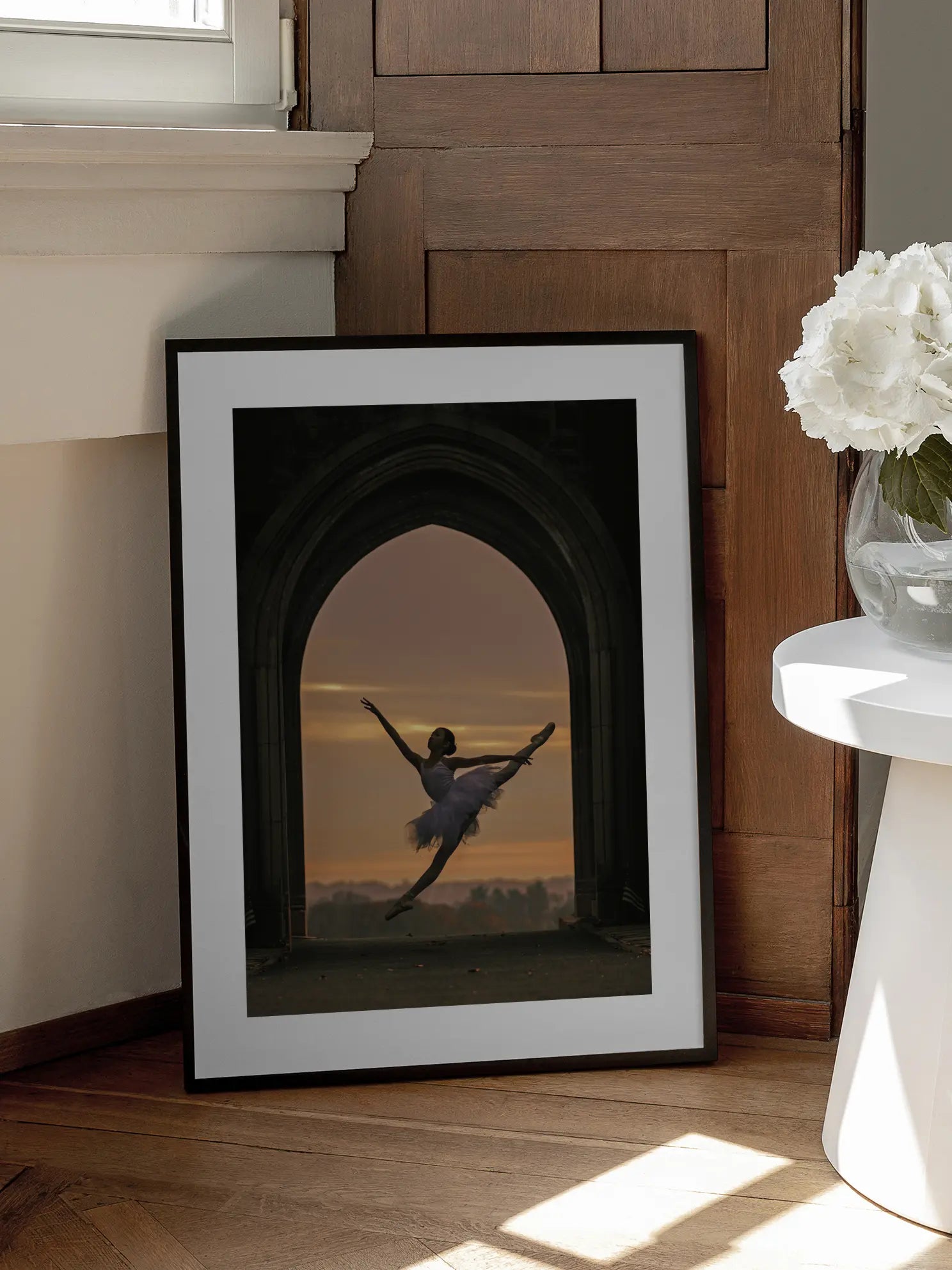 Ballerina Sunset Poster