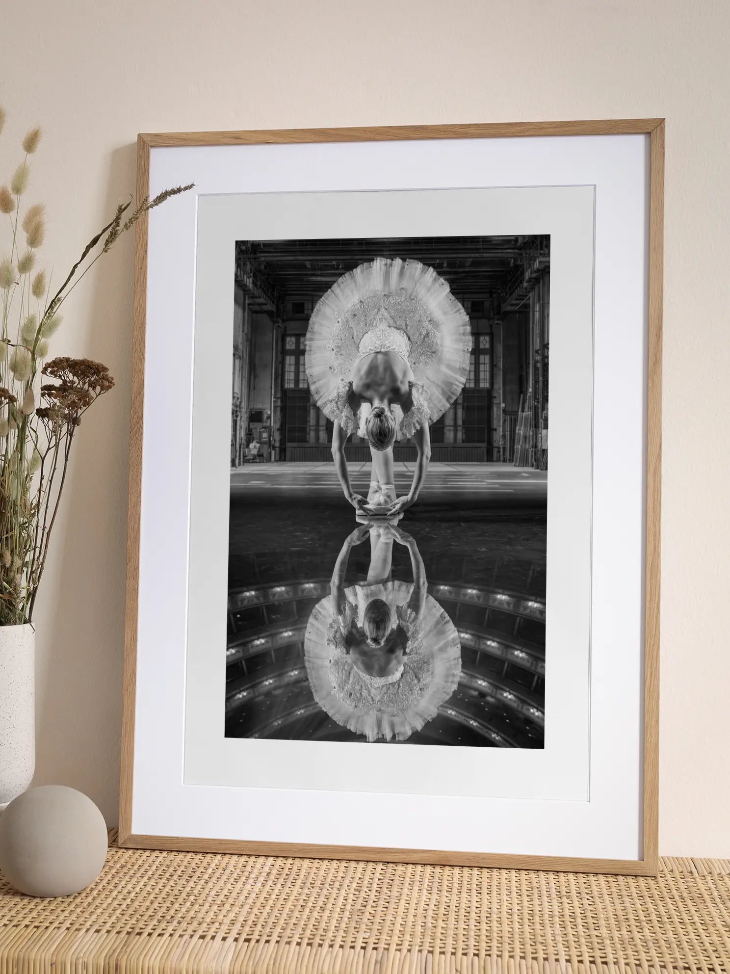 Ballet Reflection Poster
