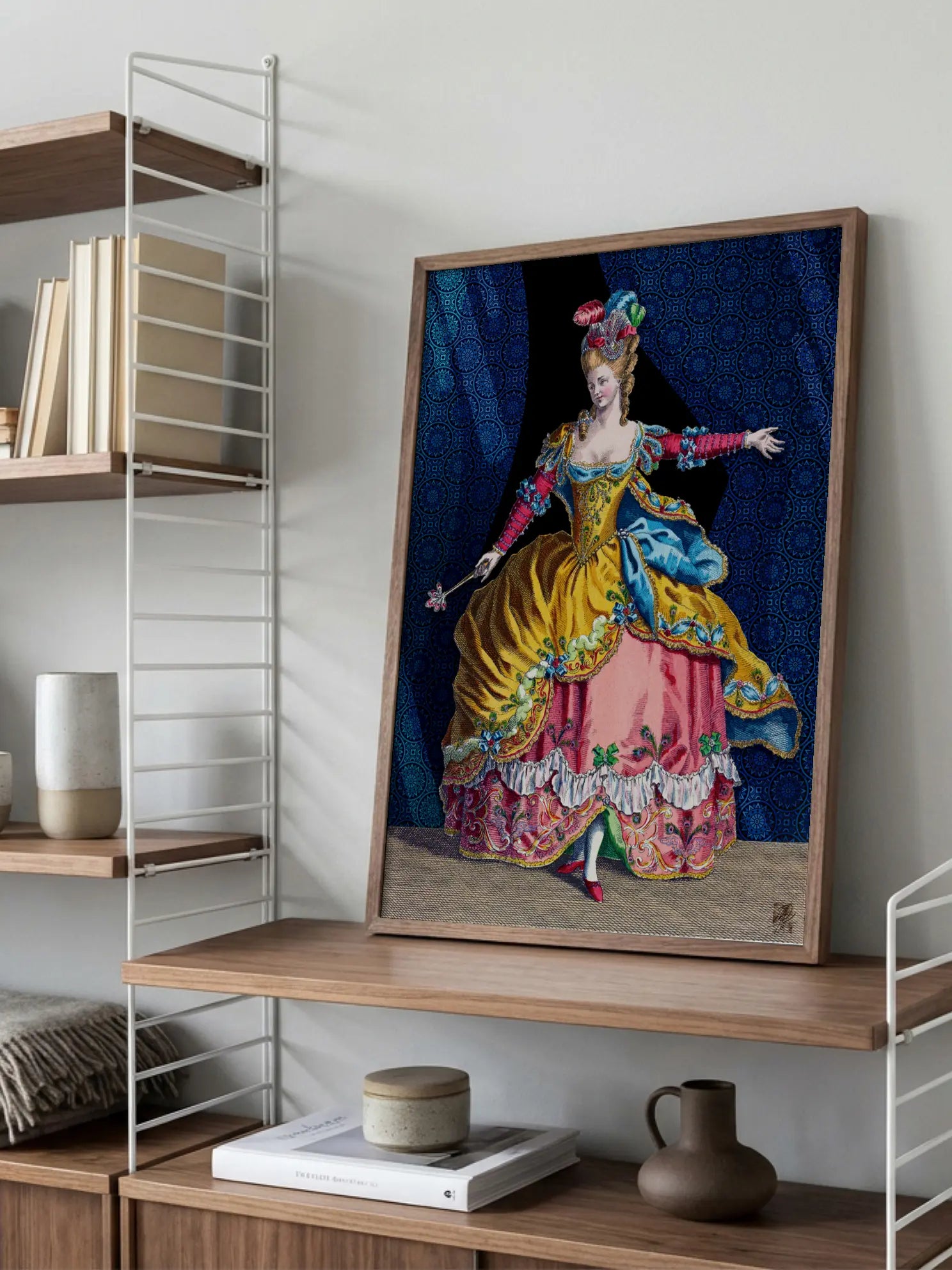 Baroque Dress Poster