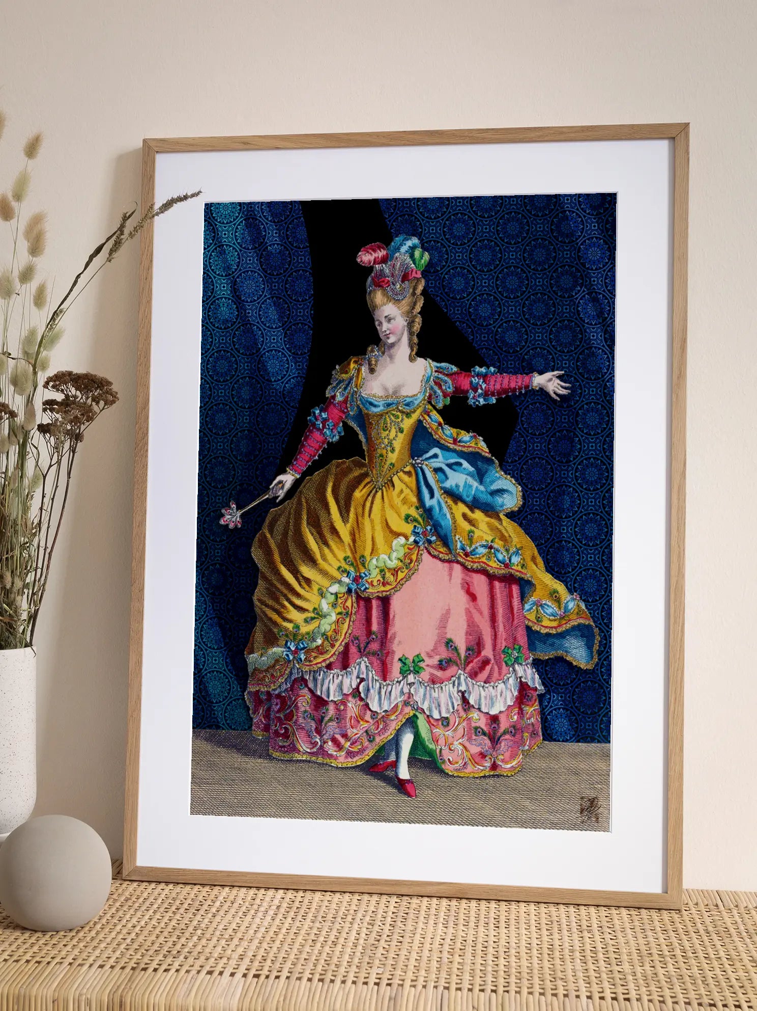 Baroque Dress Poster