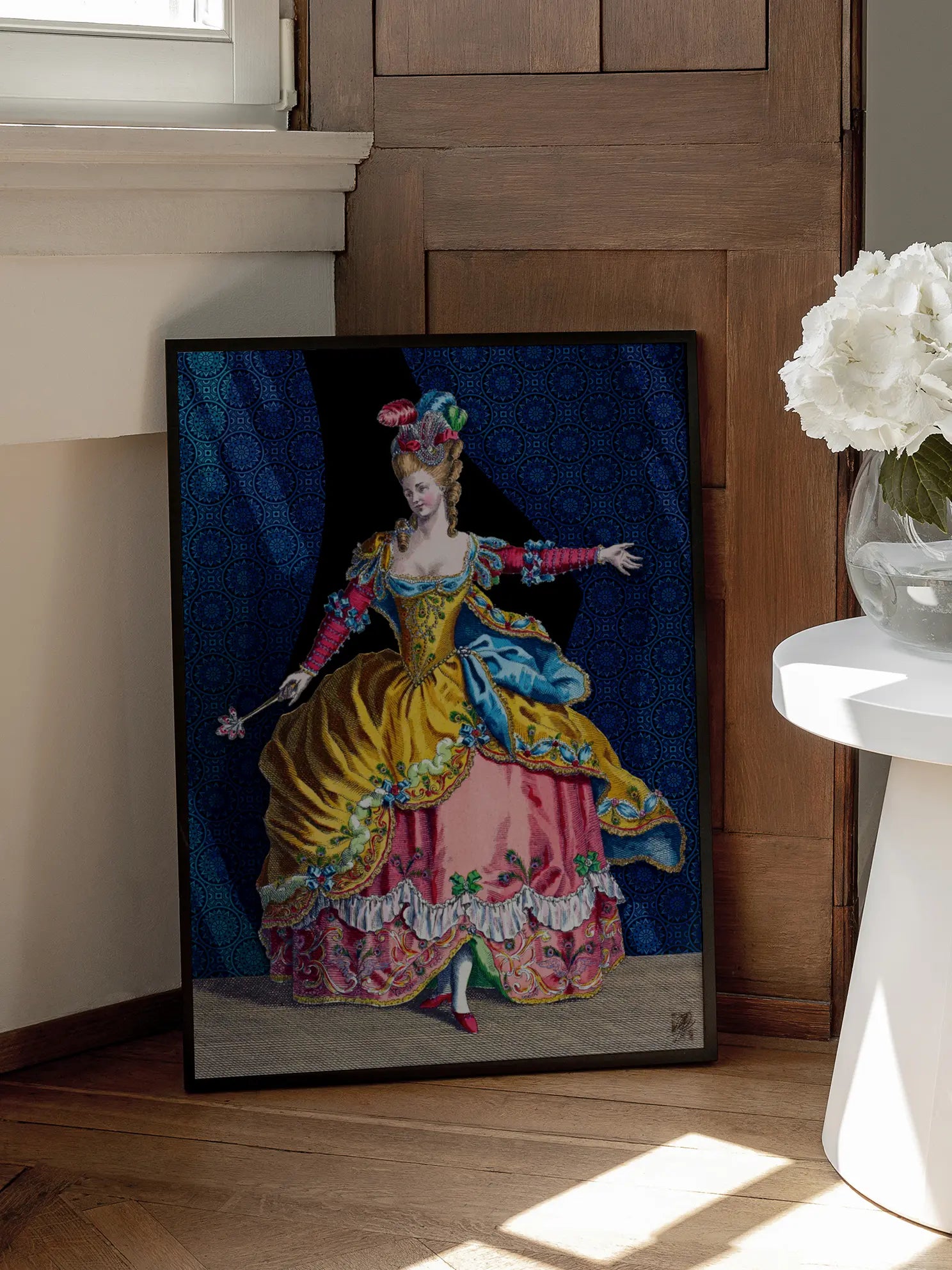 Baroque Dress Poster