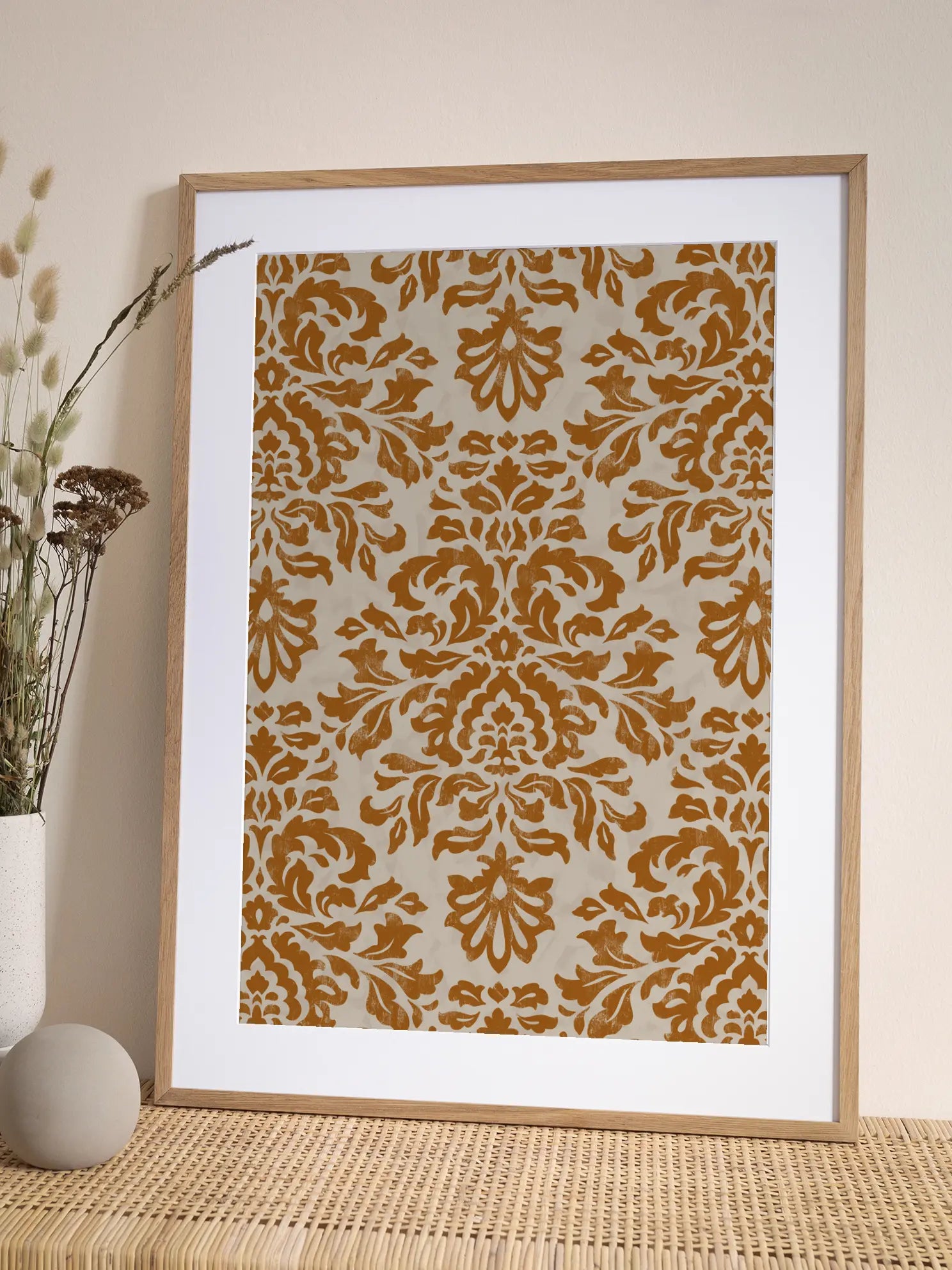 Baroque Pattern Poster