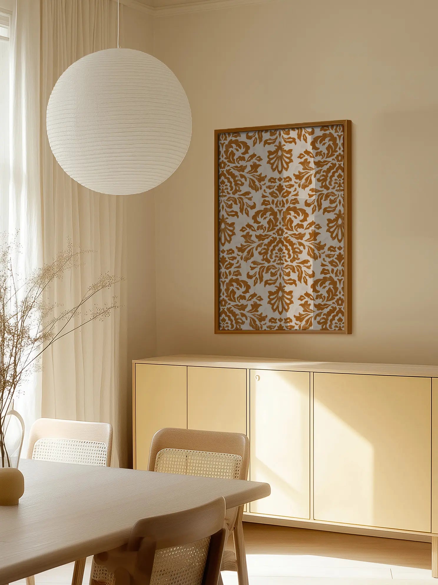 Baroque Pattern Poster