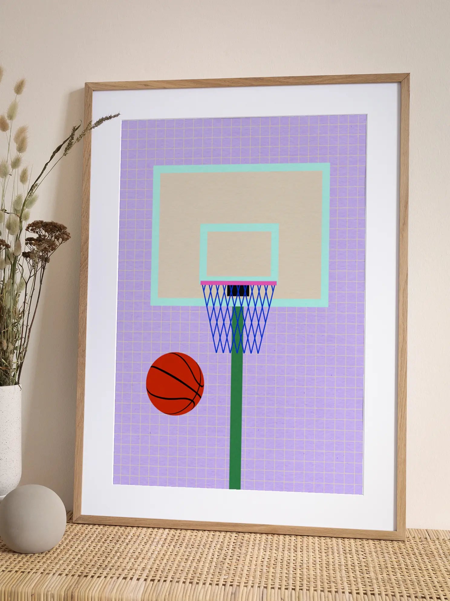 Basketball Hoop Poster