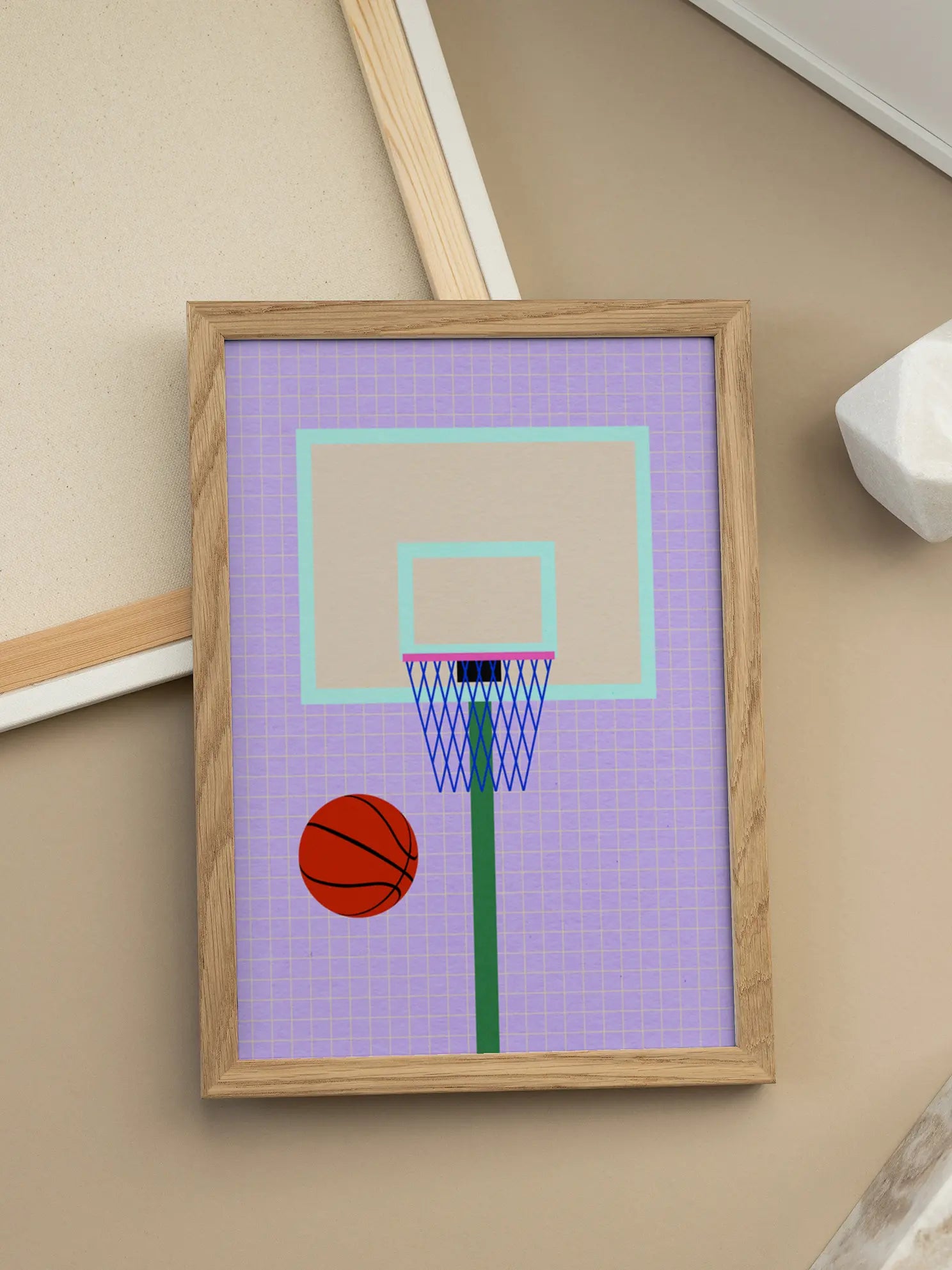 Basketball Hoop Poster