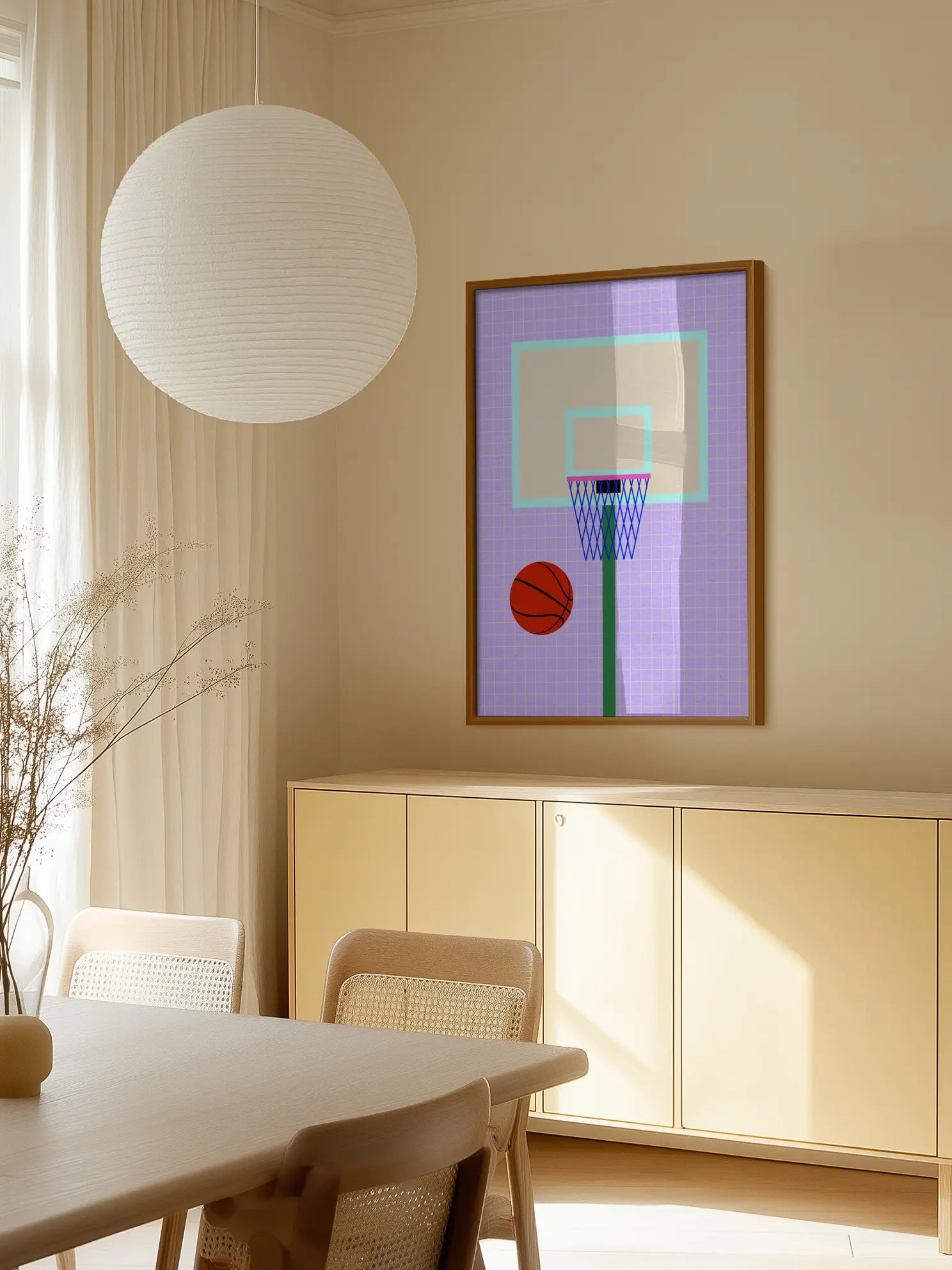 Basketball Hoop Poster