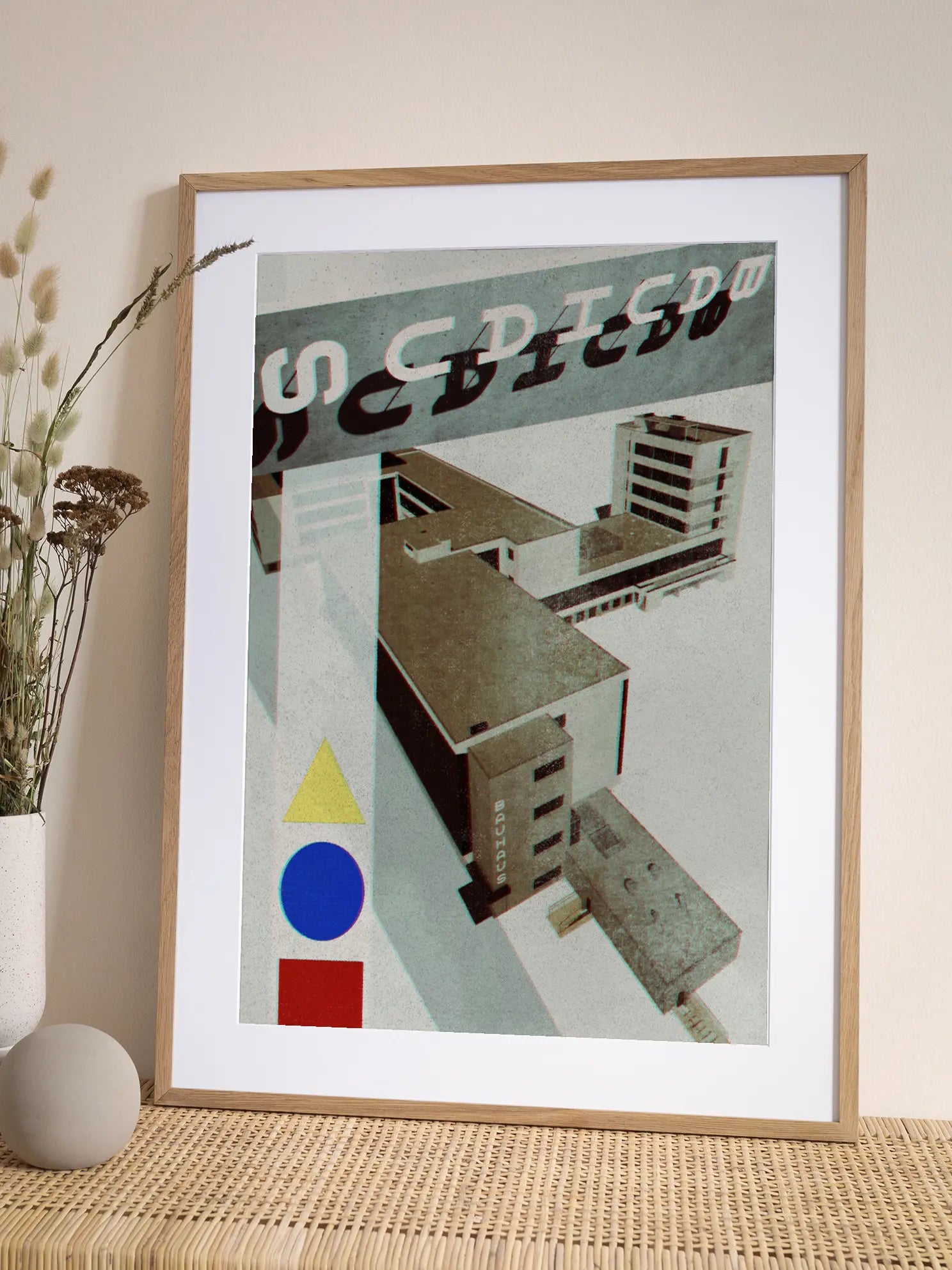 Bauhaus Building Poster