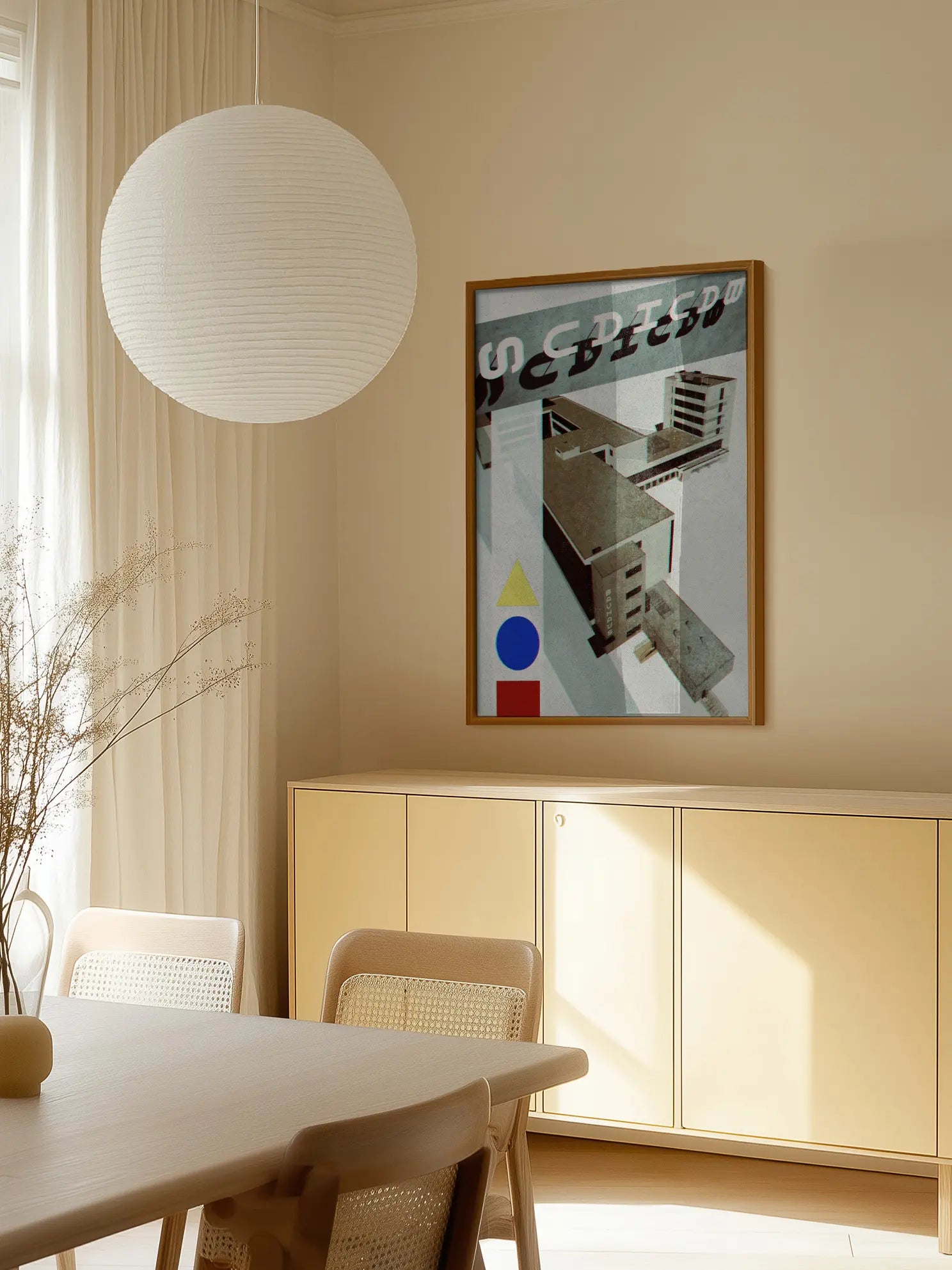 Bauhaus Building Poster
