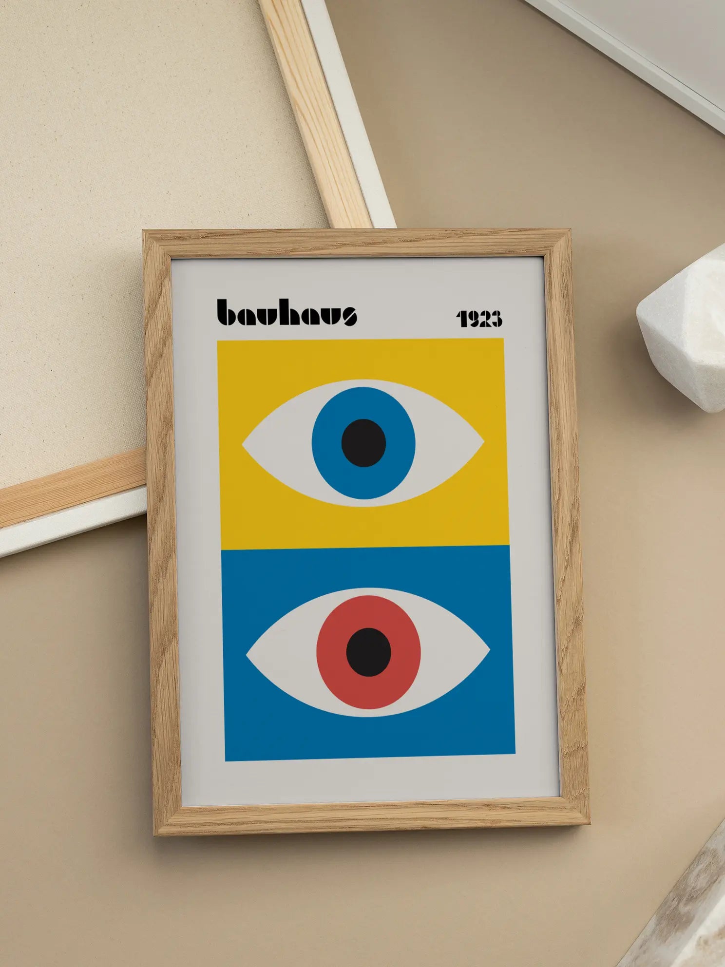 Bauhaus Eyes Poster