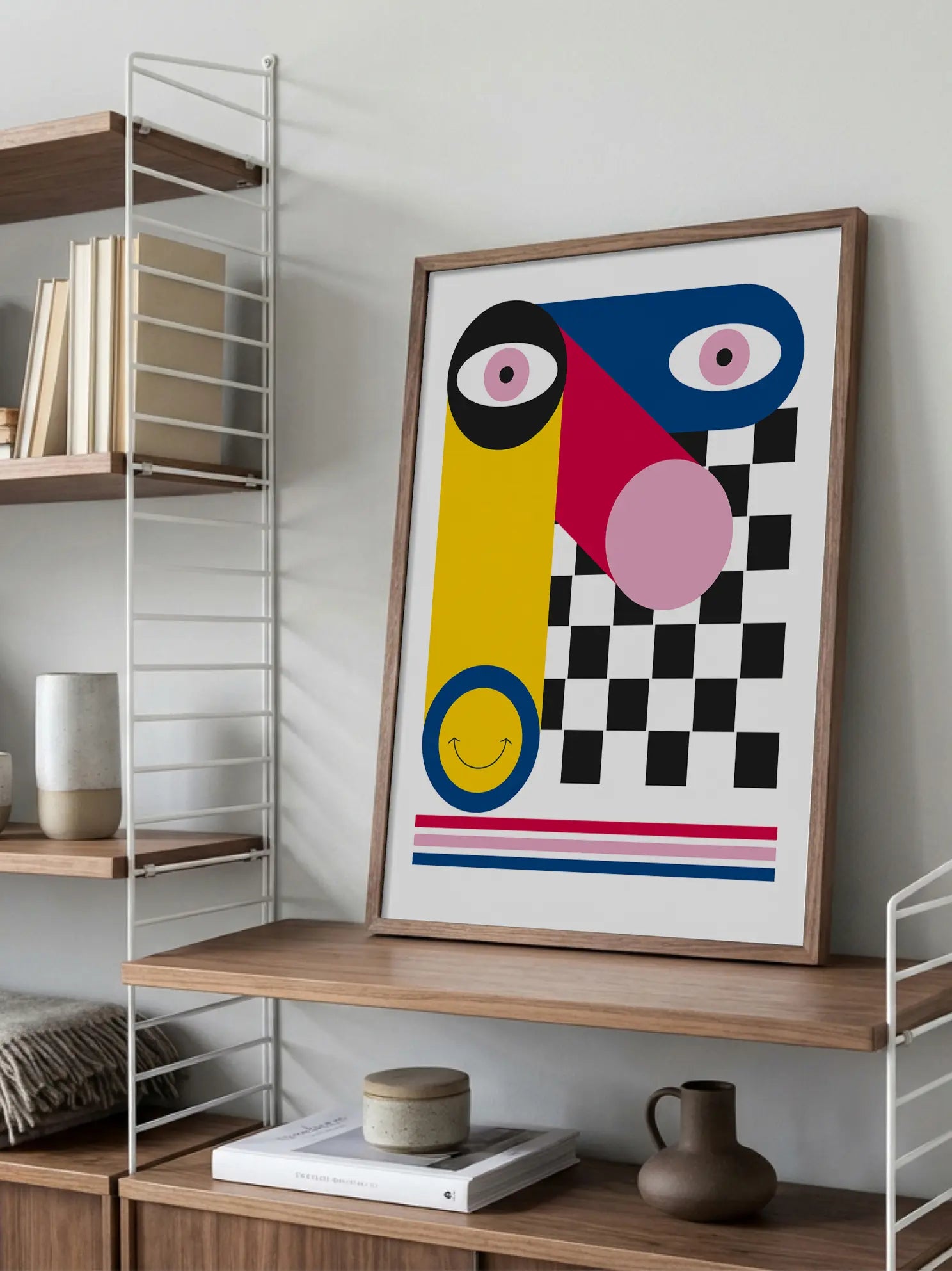 Bauhaus Face Poster