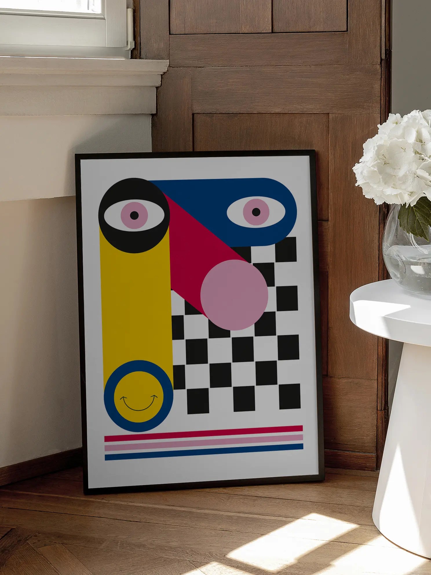 Bauhaus Face Poster