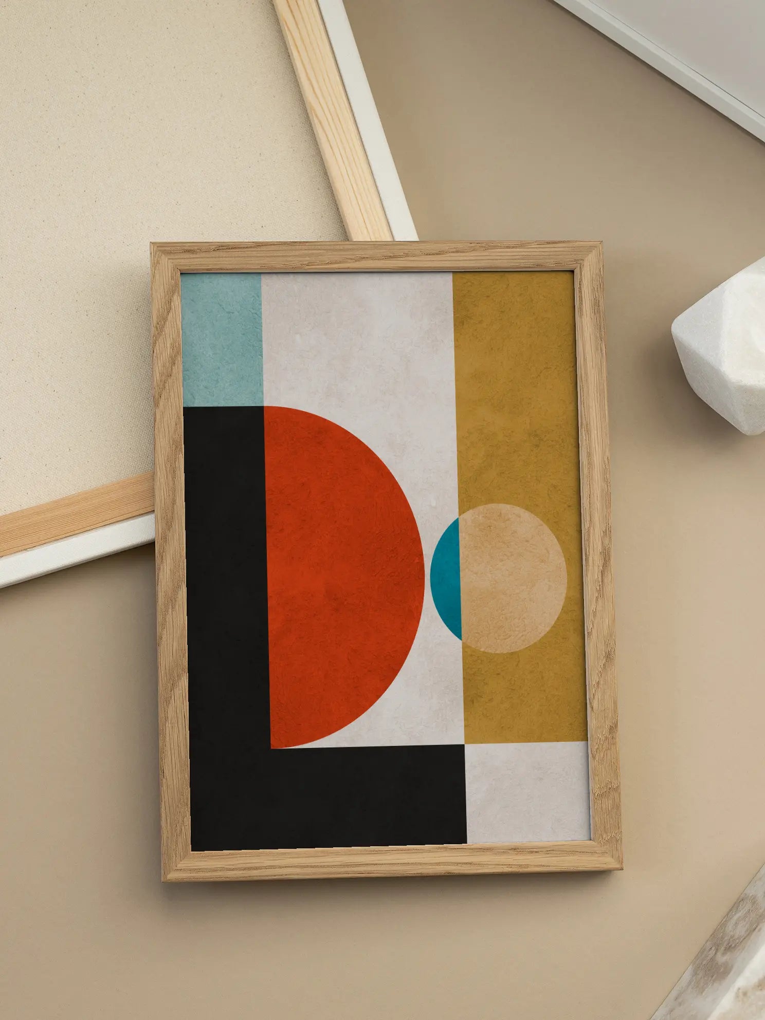 Bauhaus Geometric Harmony No10 Poster