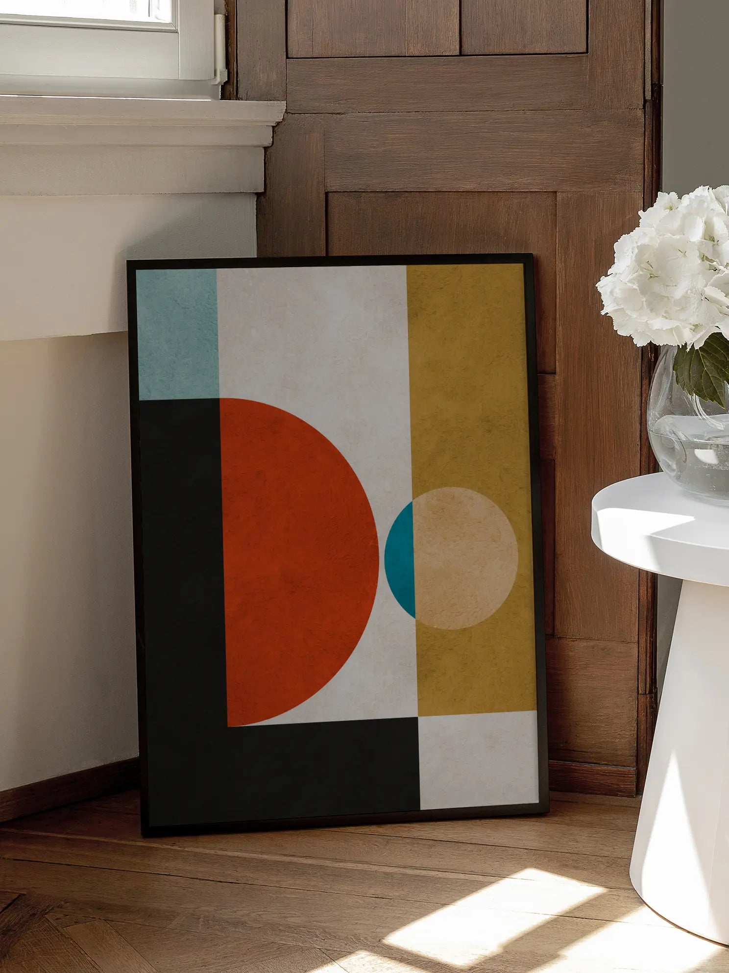 Bauhaus Geometric Harmony No10 Poster