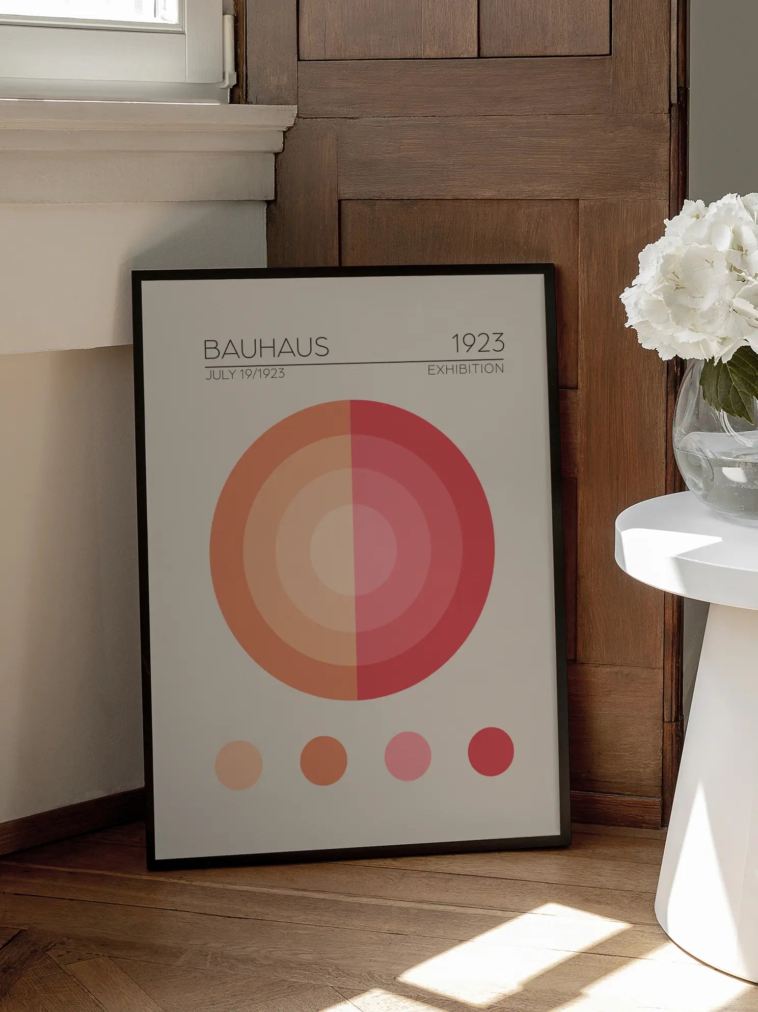 Bauhaus Geometric Harmony No4 Poster