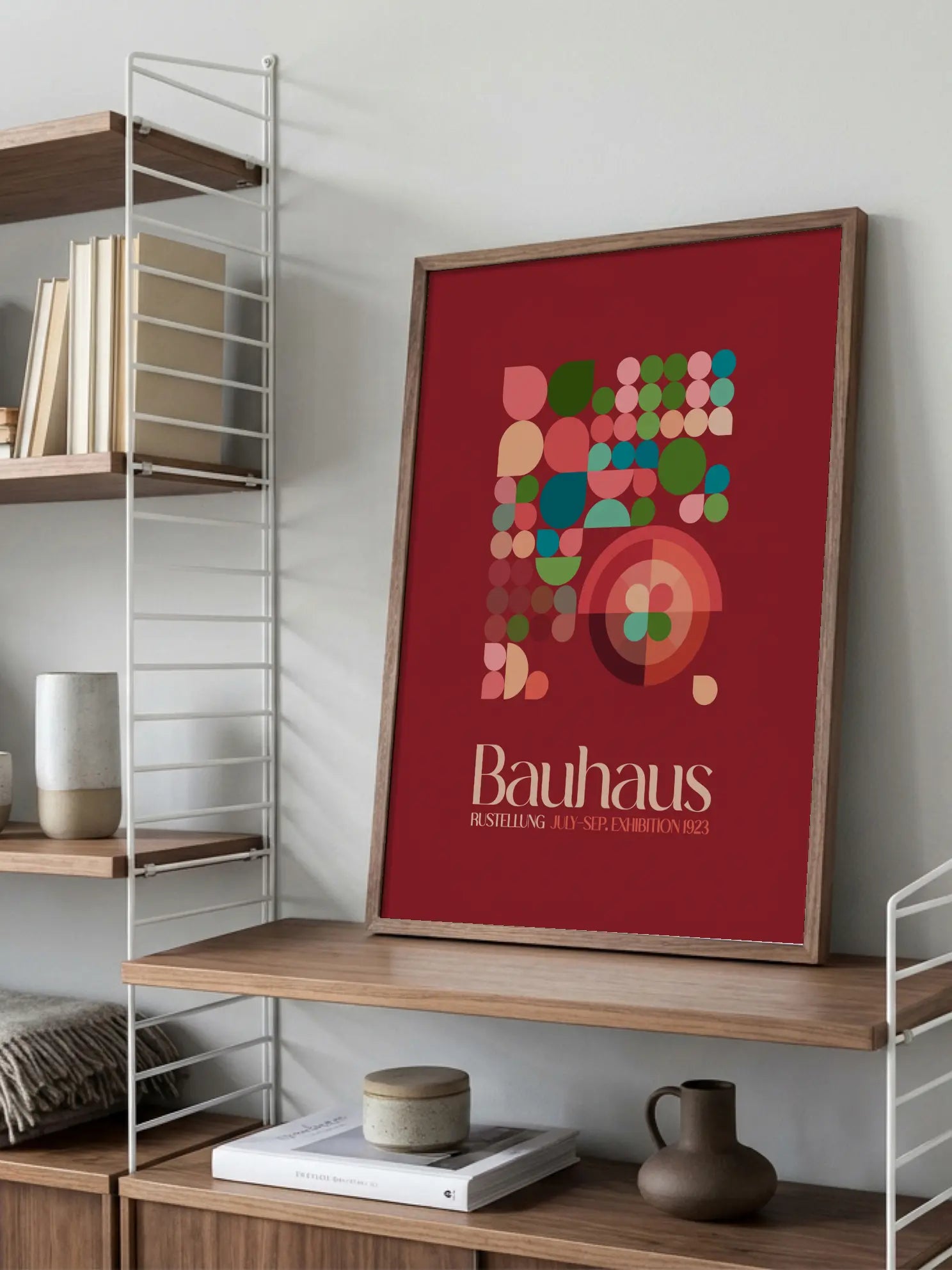 Bauhaus Geometric Harmony No6 Poster