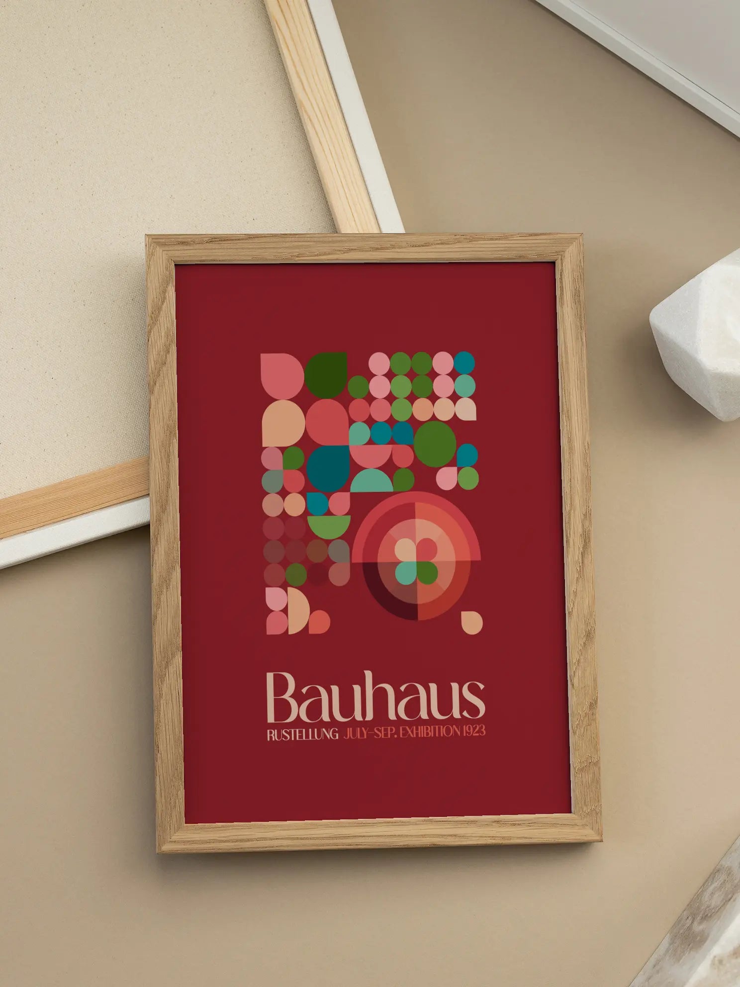 Bauhaus Geometric Harmony No6 Poster